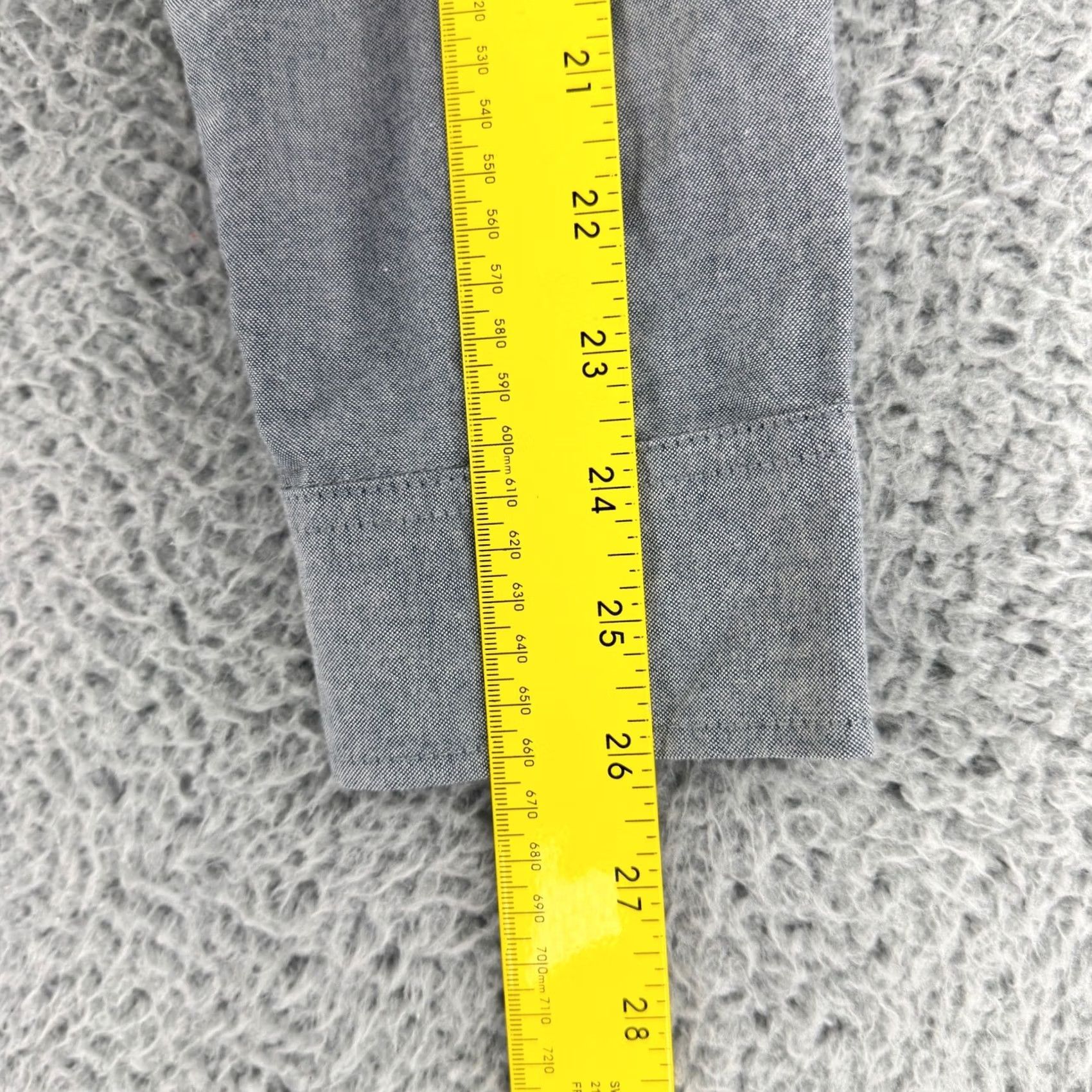 Roark Roark Button-Down Shirt Mens M Grey Organic Cotton Classic Fit Long Sleeve Shirt Men Casual Workwear Preppy Vintage: No Size US M / EU 48-50 / 2 - 7 Thumbnail