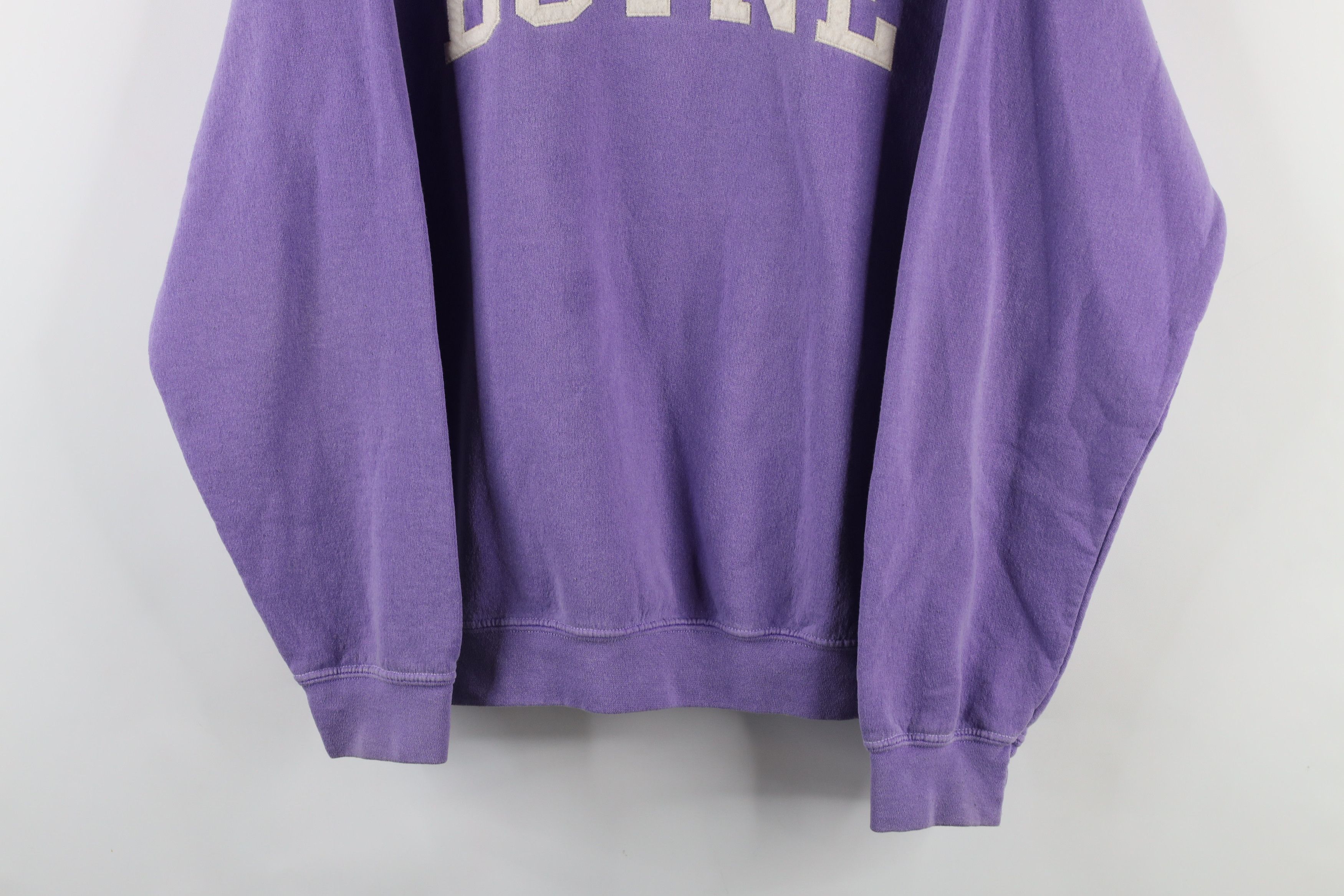 Vintage Vintage 90s Out Boyne Mountain Crewneck Sweatshirt Purple Size L / US 10 / IT 46 - 3 Thumbnail