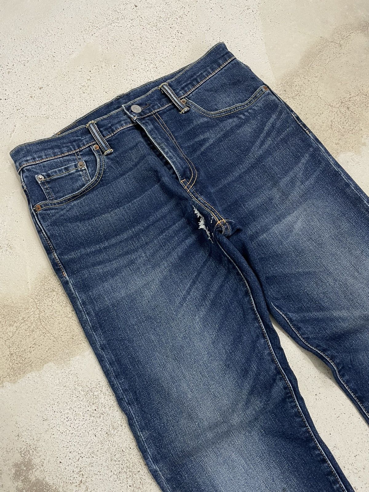 Levi's Levis 502 Distressed SelfRepair My Art Slim Size US 30 / EU 46 - 3 Thumbnail