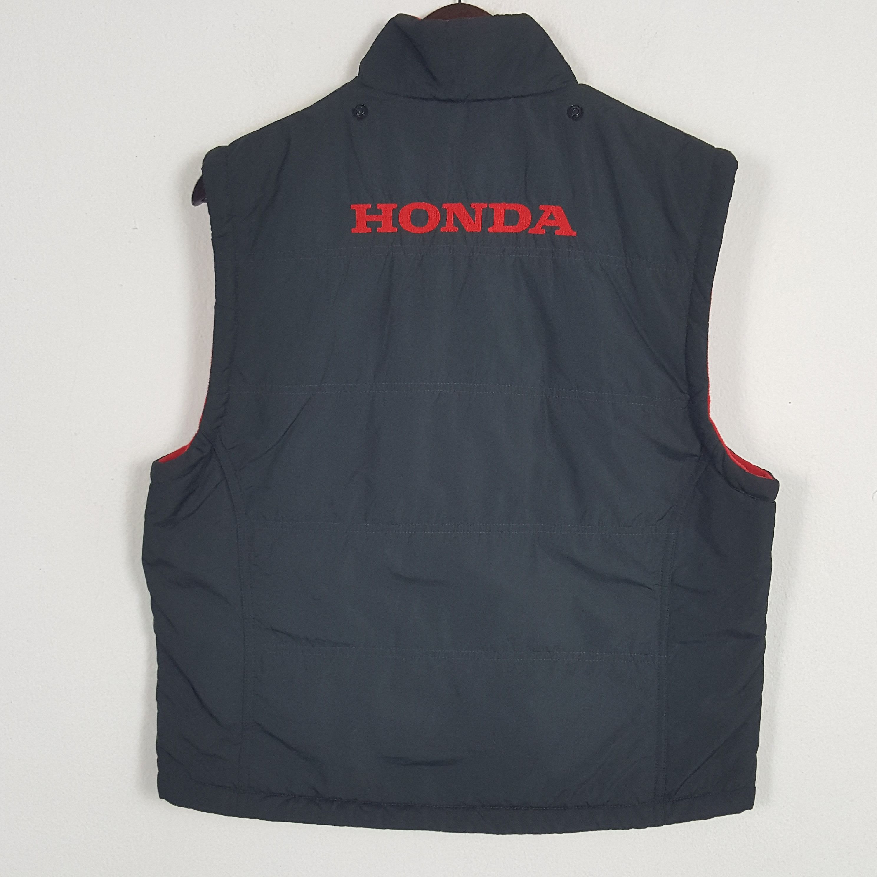 Honda × Vintage Vintage Honda Racing Windbreaker Vest Jacket Size US M / EU 48-50 / 2 - 1 Thumbnail