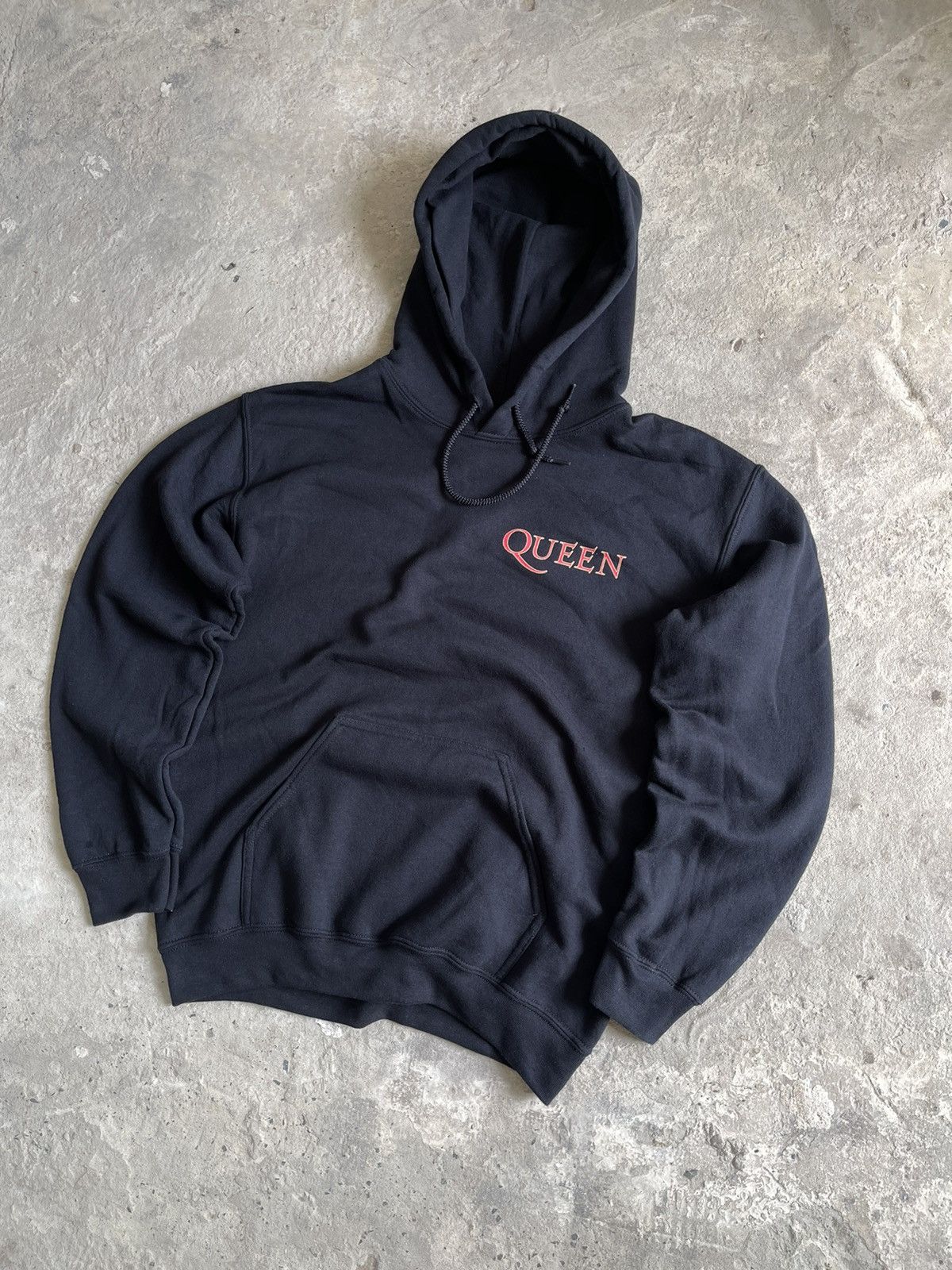 Band Tees Queen Freddie Mercury Y2k Rock Band Boxy Fleece Hoodie Size US S / EU 44-46 / 1 - 7 Thumbnail