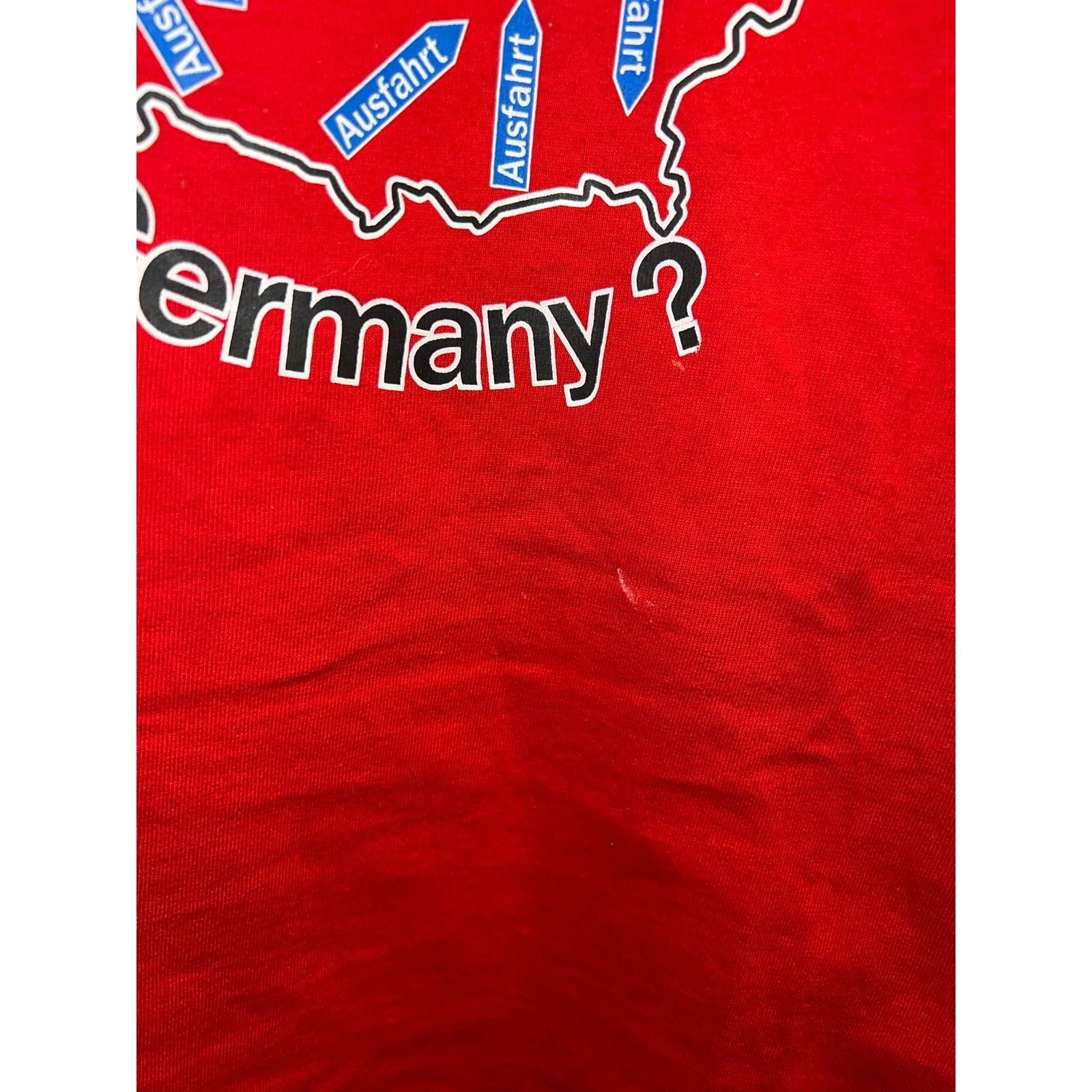 Gildan Vintage Germany Shirt Where The Heck Is Ausfahrt Exit Road M Size US M / EU 48-50 / 2 - 5 Thumbnail