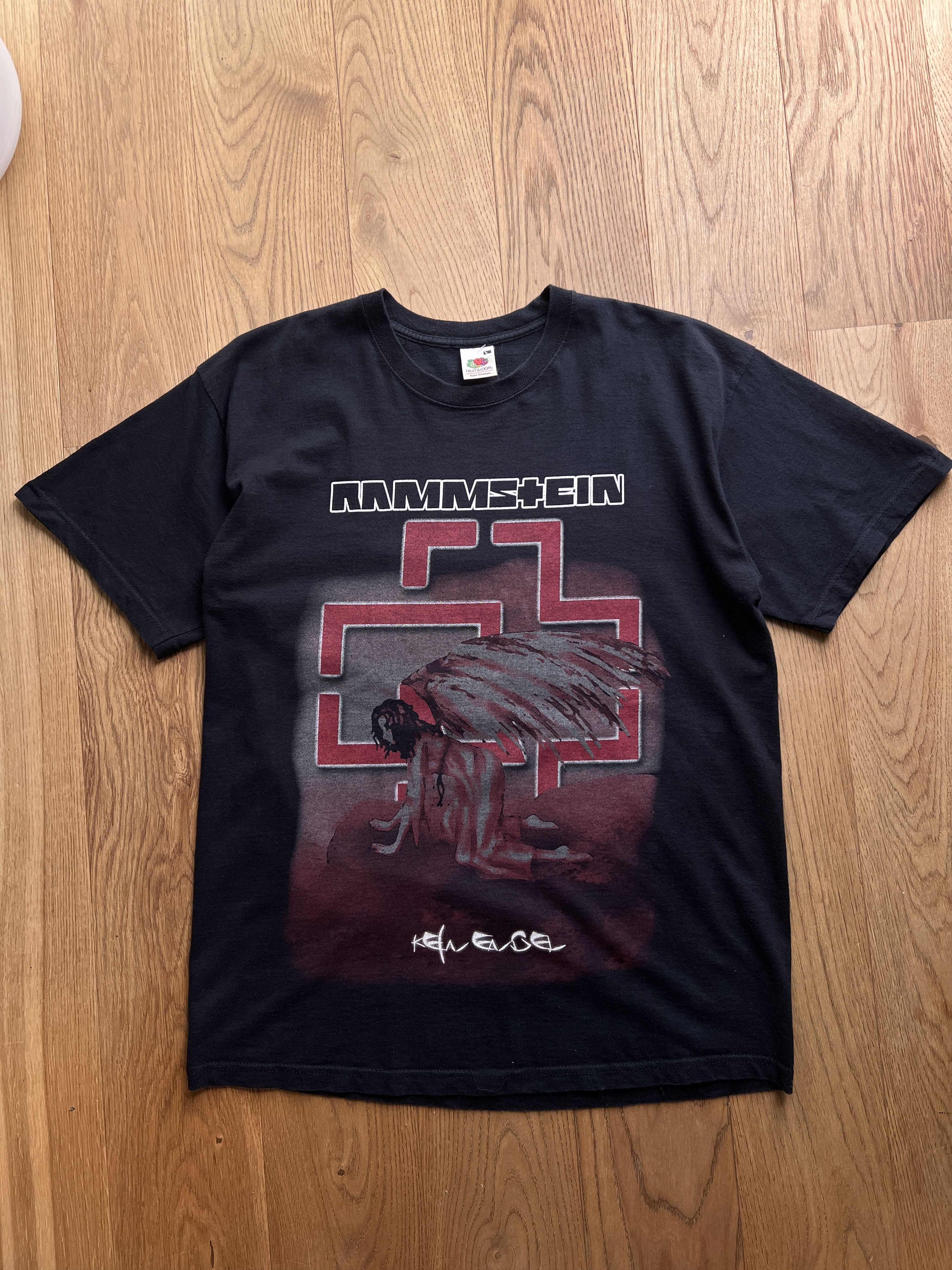Fruit Of The Loom Rare! Rammstein 2007 Kein Engel t shirt promo album tee tour Size US L / EU 52-54 / 3 - 1 Thumbnail