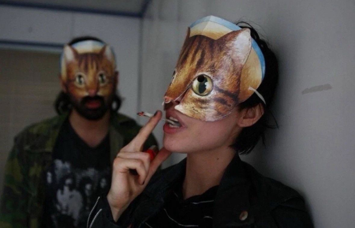 Band Tees Crystal Castles Cat Masks Size ONE SIZE - 8 Thumbnail
