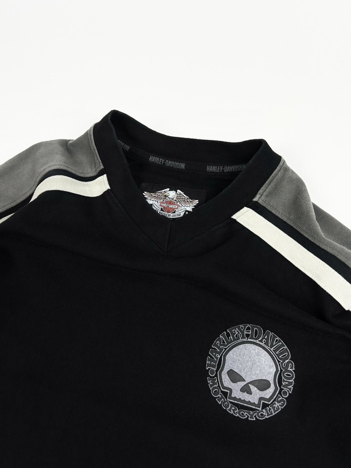 Harley Davidson Vintage 90s Harley Davidson Sweatshirt Rare Logo Skull Y2k Size US M / EU 48-50 / 2 - 6 Thumbnail