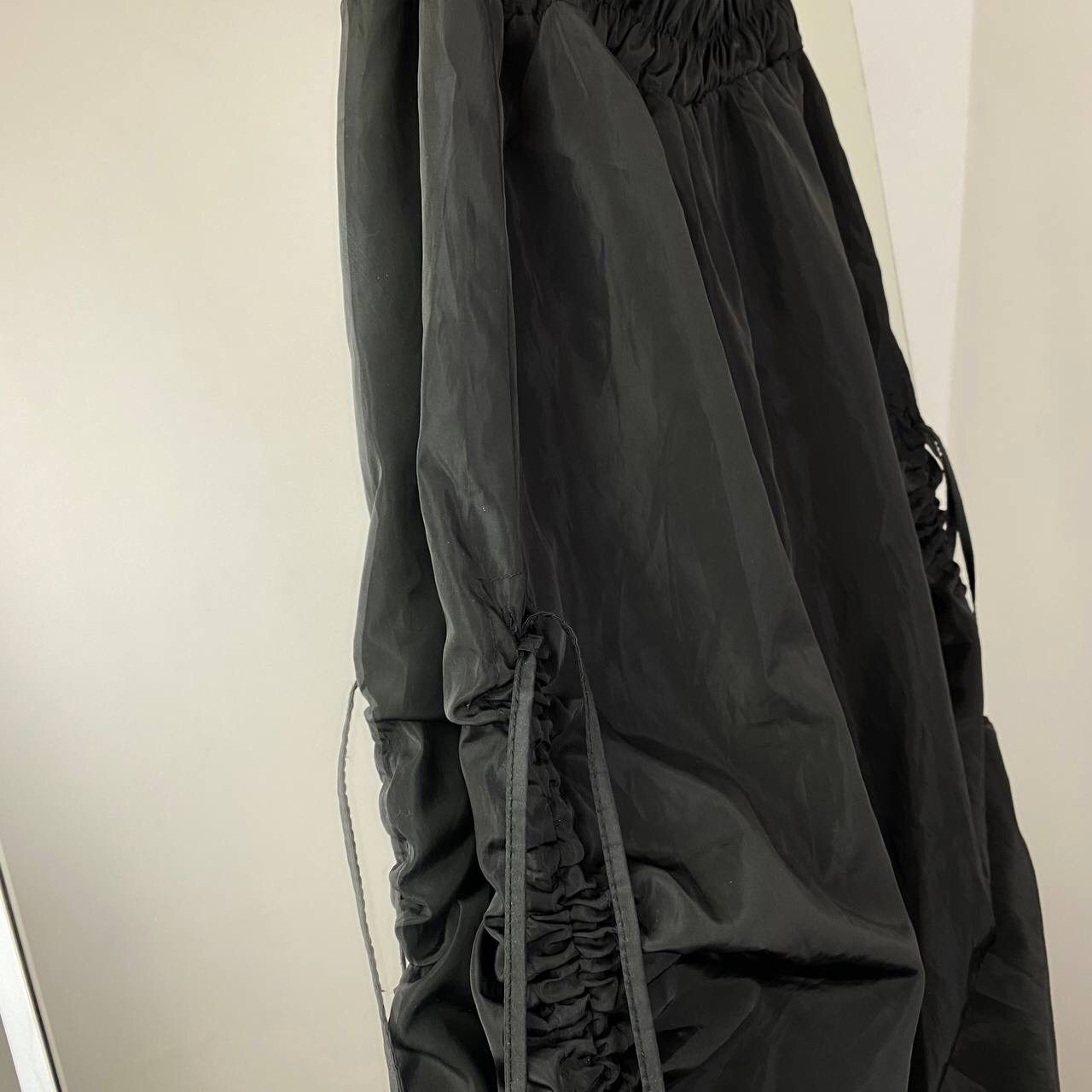 Japanese Brand Missyempire Avant Garde Pants Baggy Flared Black Size 27" / US 4 / IT 40 - 2 Thumbnail