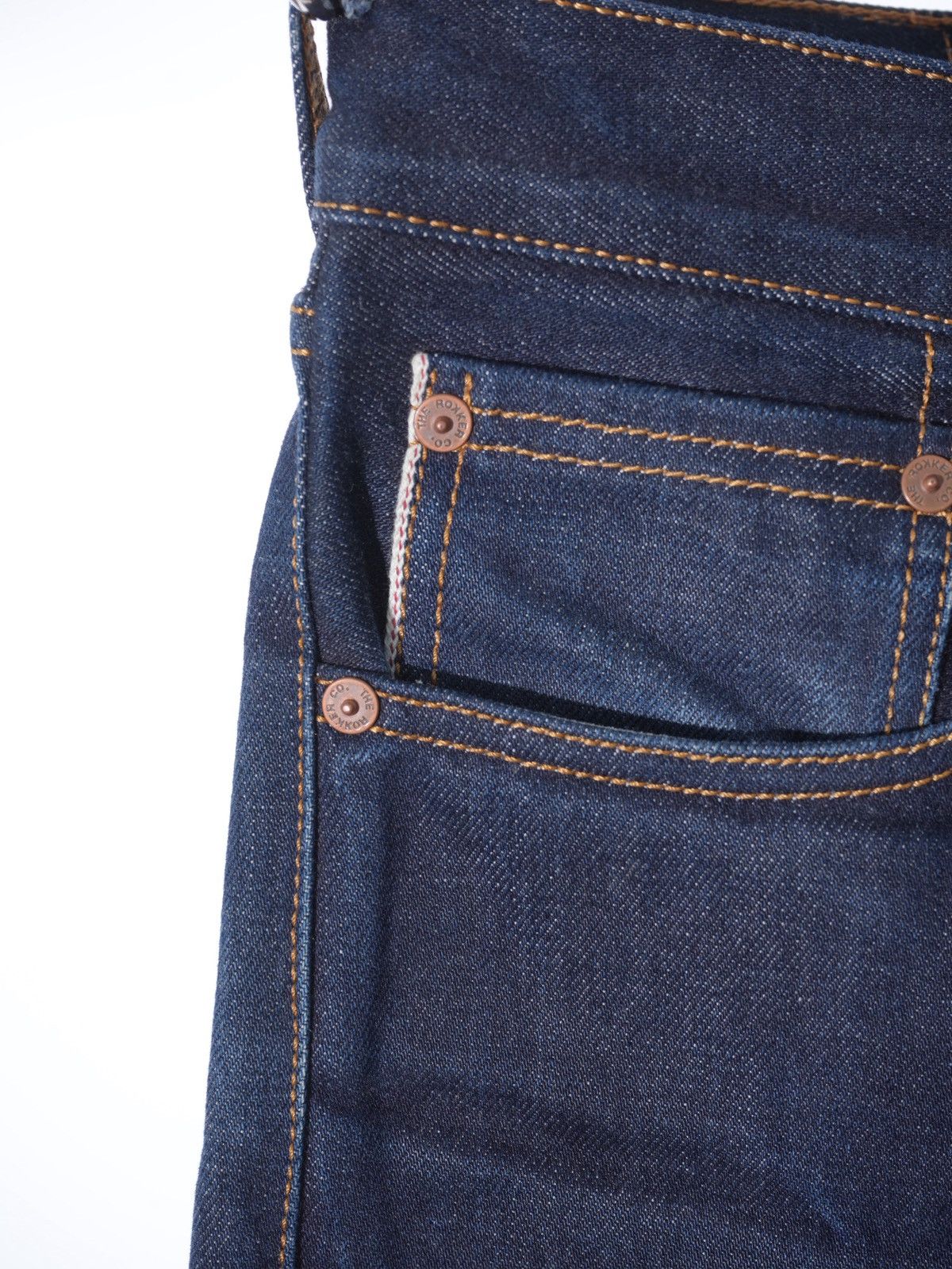 THE ROKKER COMPANY Rokker Company Denim Motorcycle Selvedge Jeans fits w34 Size US 32 / EU 48 - 5 Thumbnail
