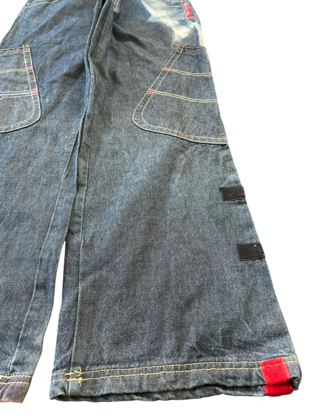 Ecko Unltd. Y2K Ecko Cargo Style Wide Leg Skate Denim Pants Size US 30 / EU 46 - 7 Thumbnail