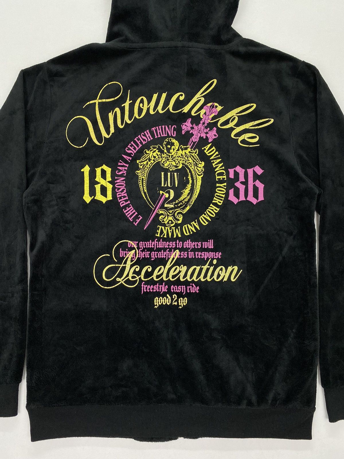 Japanese Brand Beaumere Aristocratic Velvet Fleece Hoodie Size US S / EU 44-46 / 1 - 3 Thumbnail