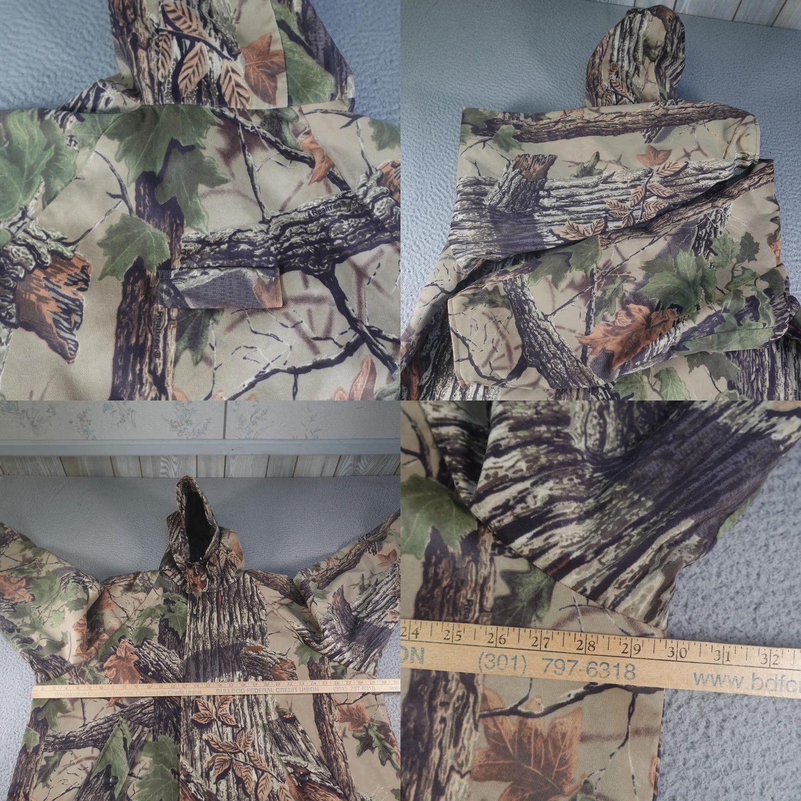 Vintage VINTAGE Woolrich Camouflage Jacket Mens 2XL Brown Realtree Hooded Hunting Made USA 90s Size US XXL / EU 58 / 5 - 10 Thumbnail