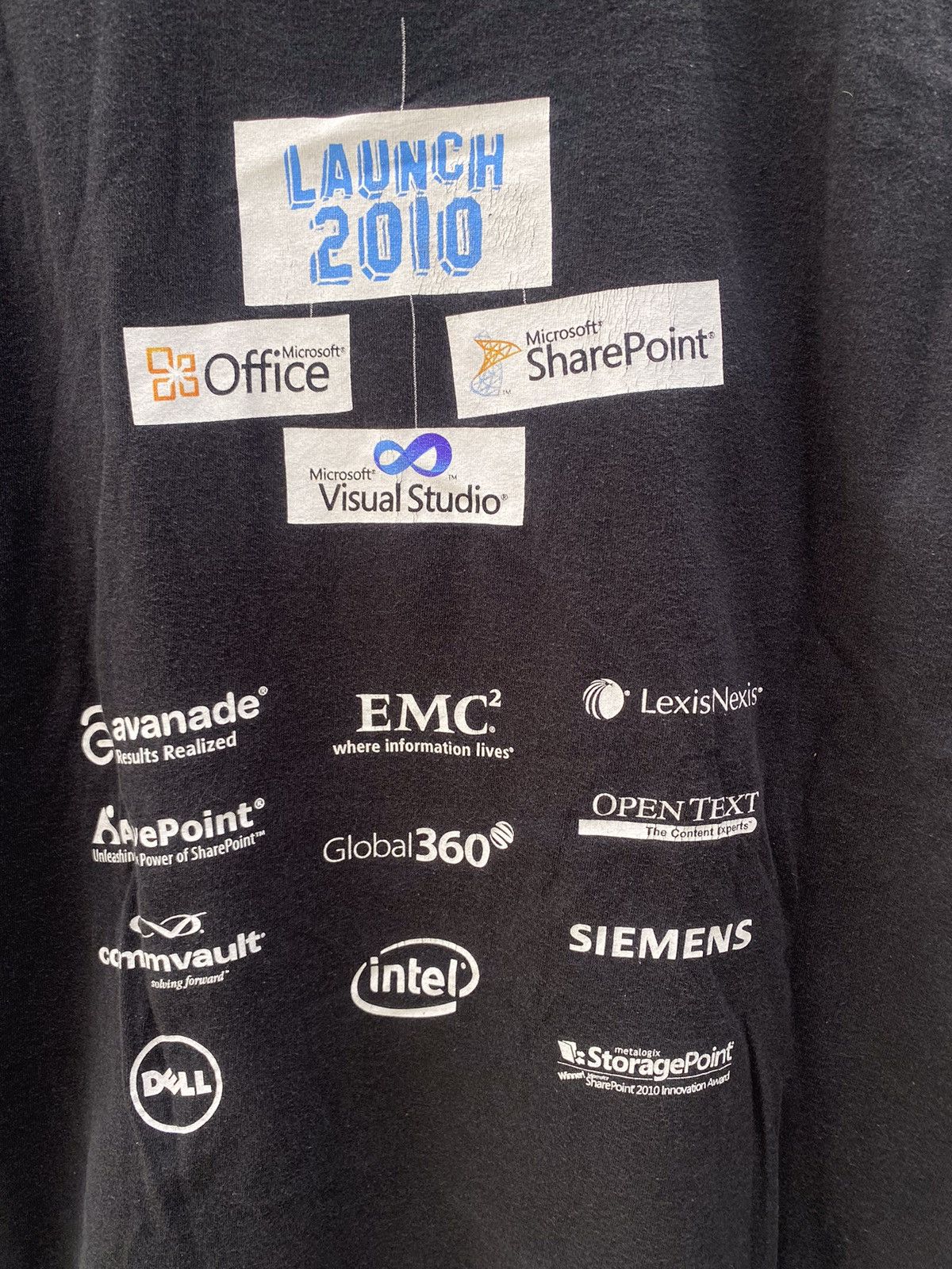 Vintage Vintage microsoft launch graphic tee Size US L / EU 52-54 / 3 - 6 Thumbnail