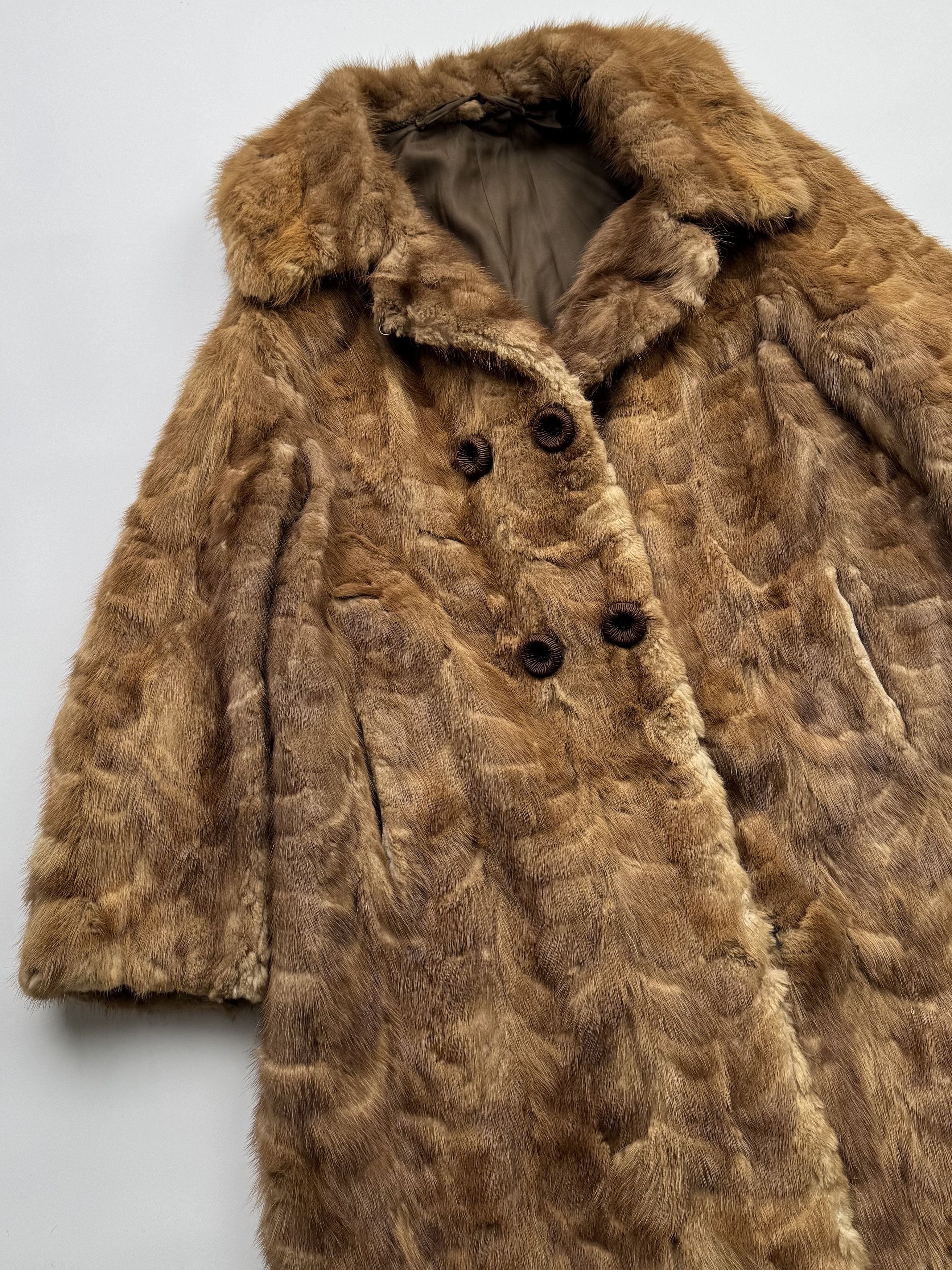 Vintage Vintage Real Fur Coat E2 Size L / US 10 / IT 46 - 2 Thumbnail