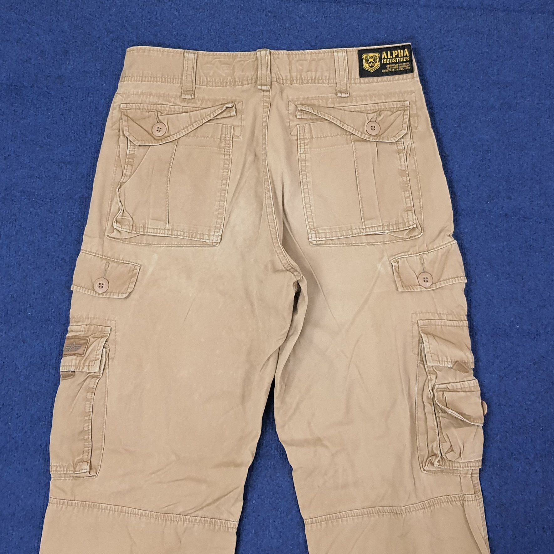 Alpha Industries Vintage Alpha Industries Cargo Pants C244N4 Size US 31 - 4 Thumbnail