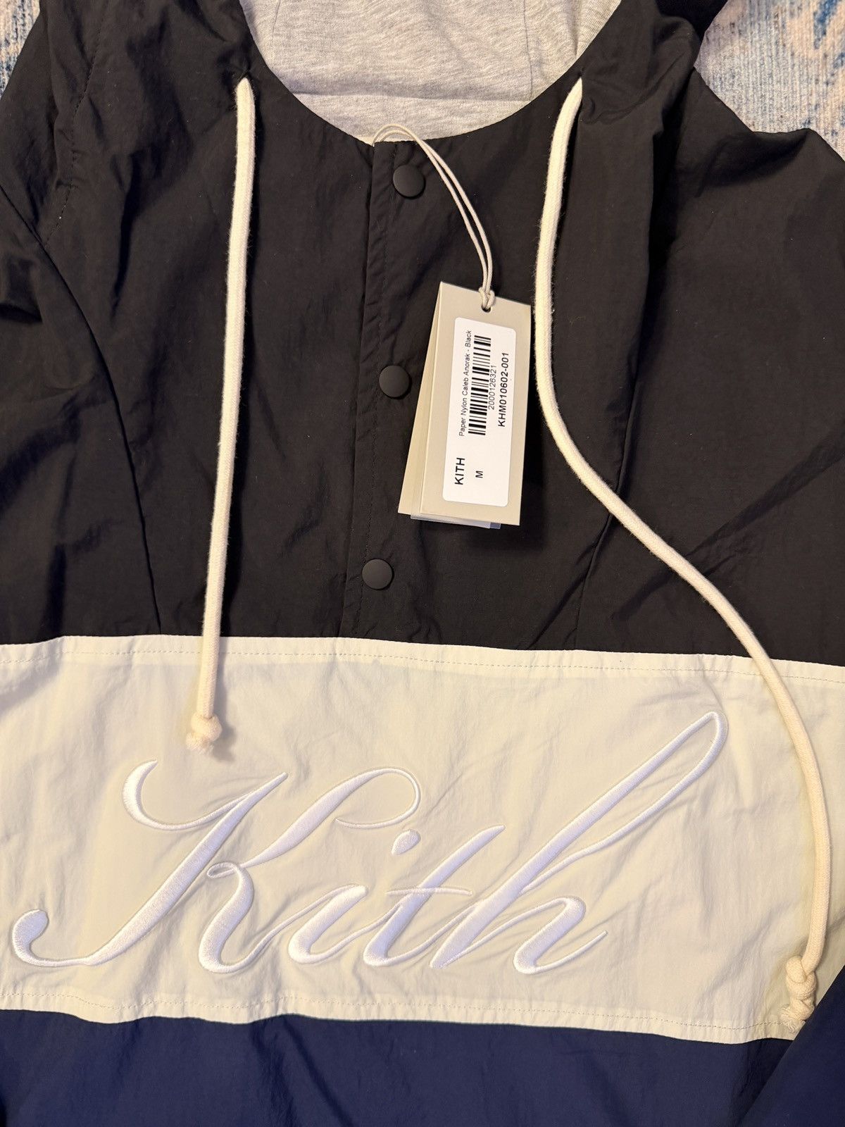 Kith 🖤⚡ Kith Paper Nylon Caleb Anorak — Black (Medium) Size US M / EU 48-50 / 2 - 4 Thumbnail