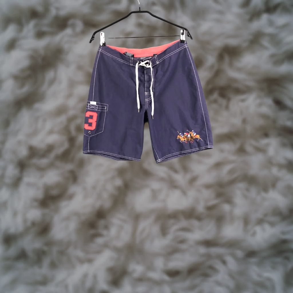 Ralph Lauren Ralph Lauren Swim Shorts Men Size 30 Cotton Nylon Dark Blue Color Pony Bottoms Size US 30 / EU 46 - 1 Thumbnail
