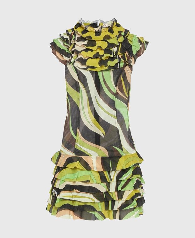 Emilio Pucci Ruffle dress Size XS / US 0-2 / IT 36-38 - 1 Thumbnail
