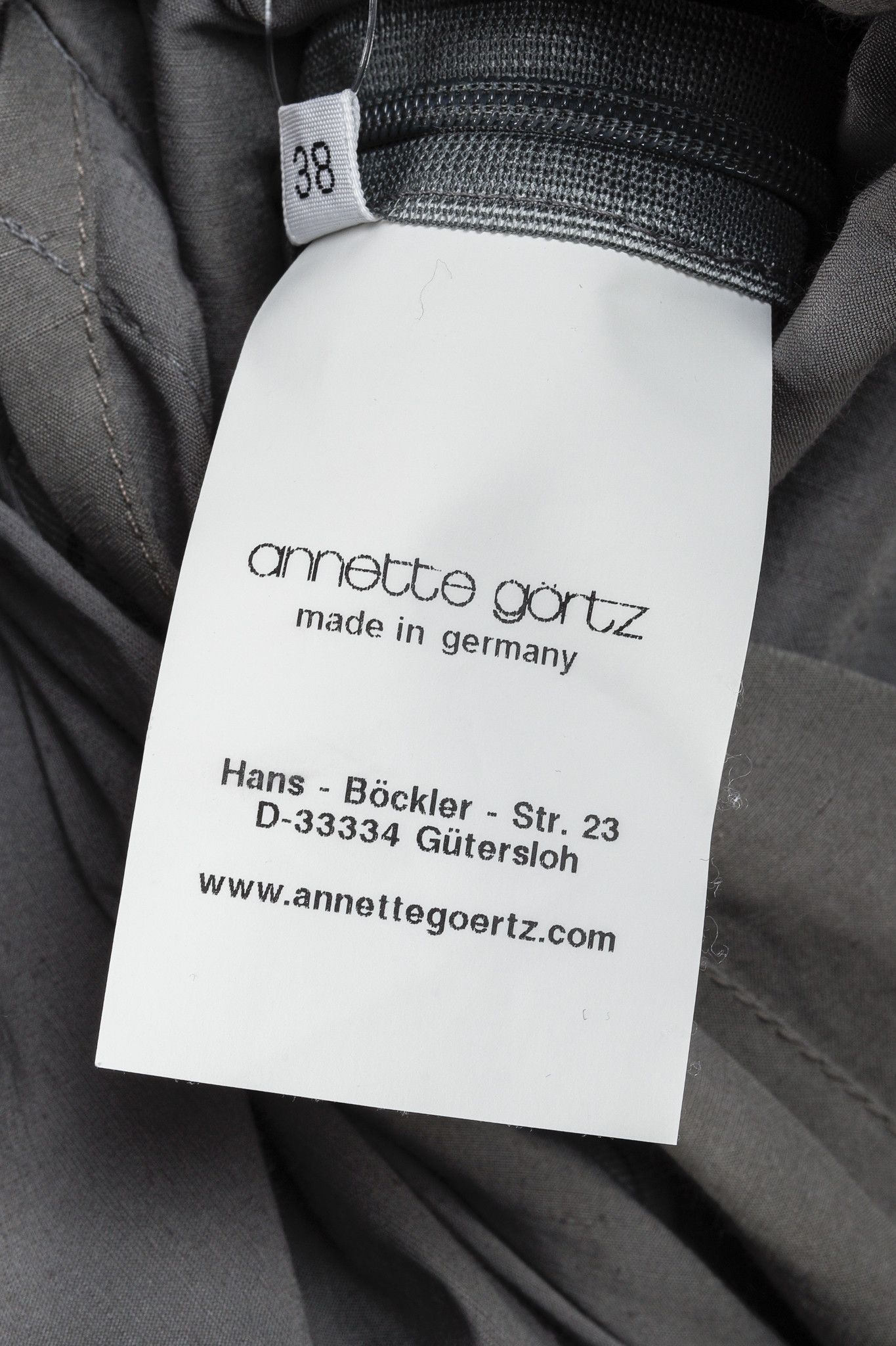Annette Gortz Annette Gortz Grey Asymmetrical Sculpture Dress Size M / US 6-8 / IT 42-44 - 10 Thumbnail