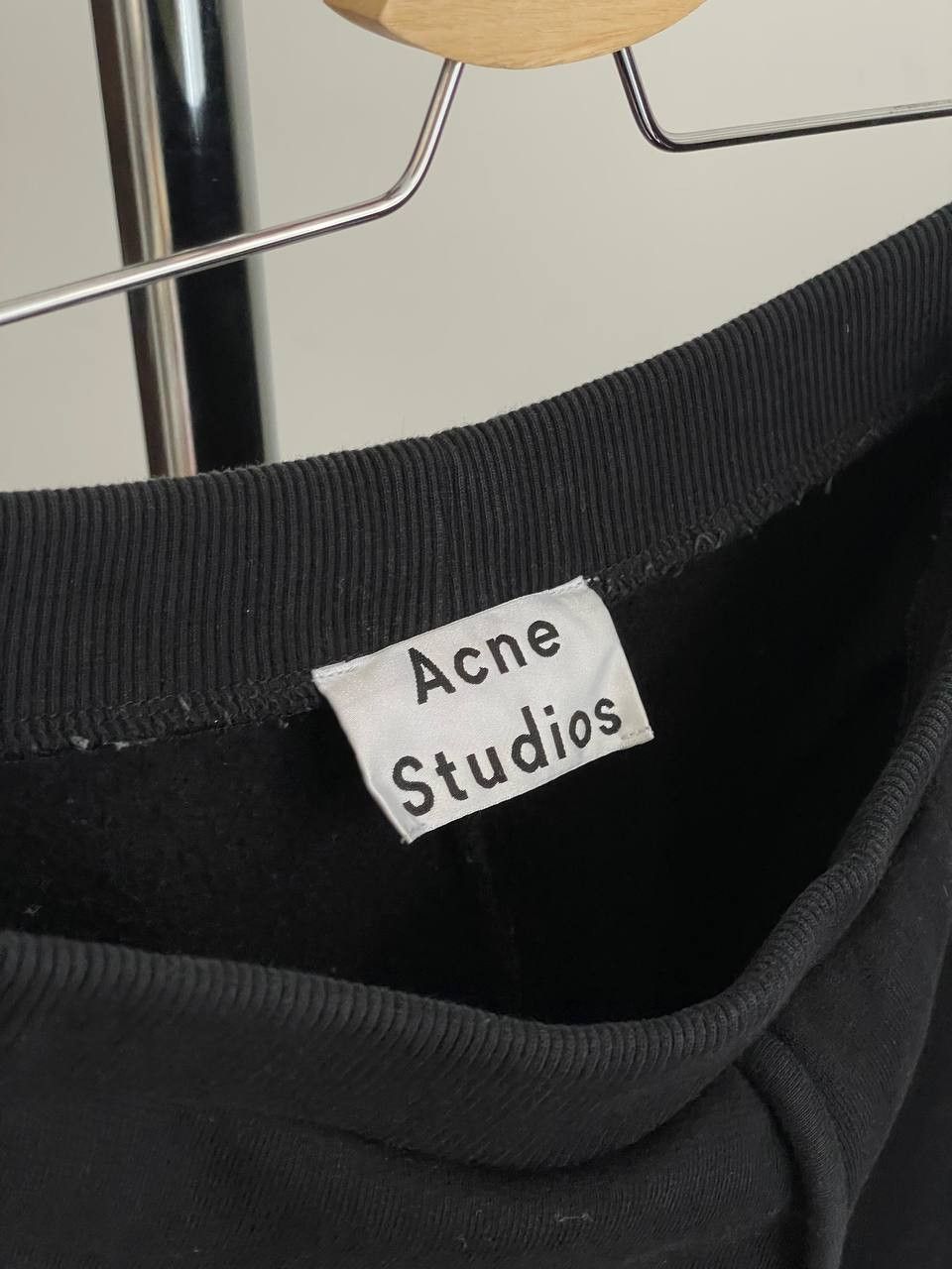 Acne Studios 2014 Avant Garde Weld Fleece Black Sweatpants