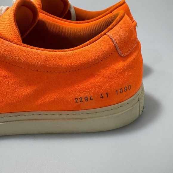 Common Projects Common Projects Achilles Fluo Sneakers Orange Suede Men’s EU Size US 8 / EU 41 - 3 Thumbnail