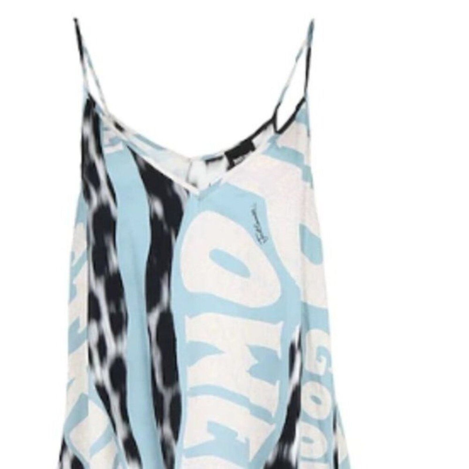 Just Cavalli Just Cavalli mixed print cami top multi colored size 10 Size L / US 10 / IT 46 - 2 Thumbnail