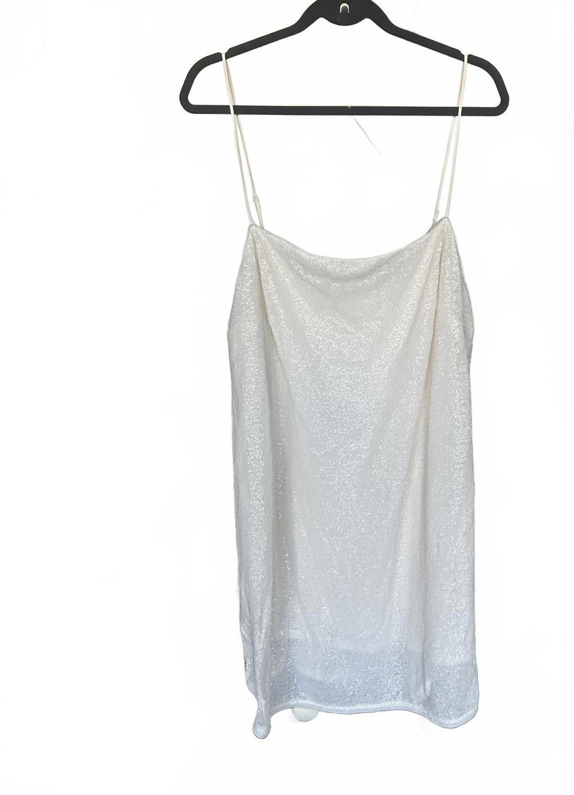 H&M H&M NWT Sparkling White Dress Size XL / US 12-14 / IT 48-50 - 1 Thumbnail
