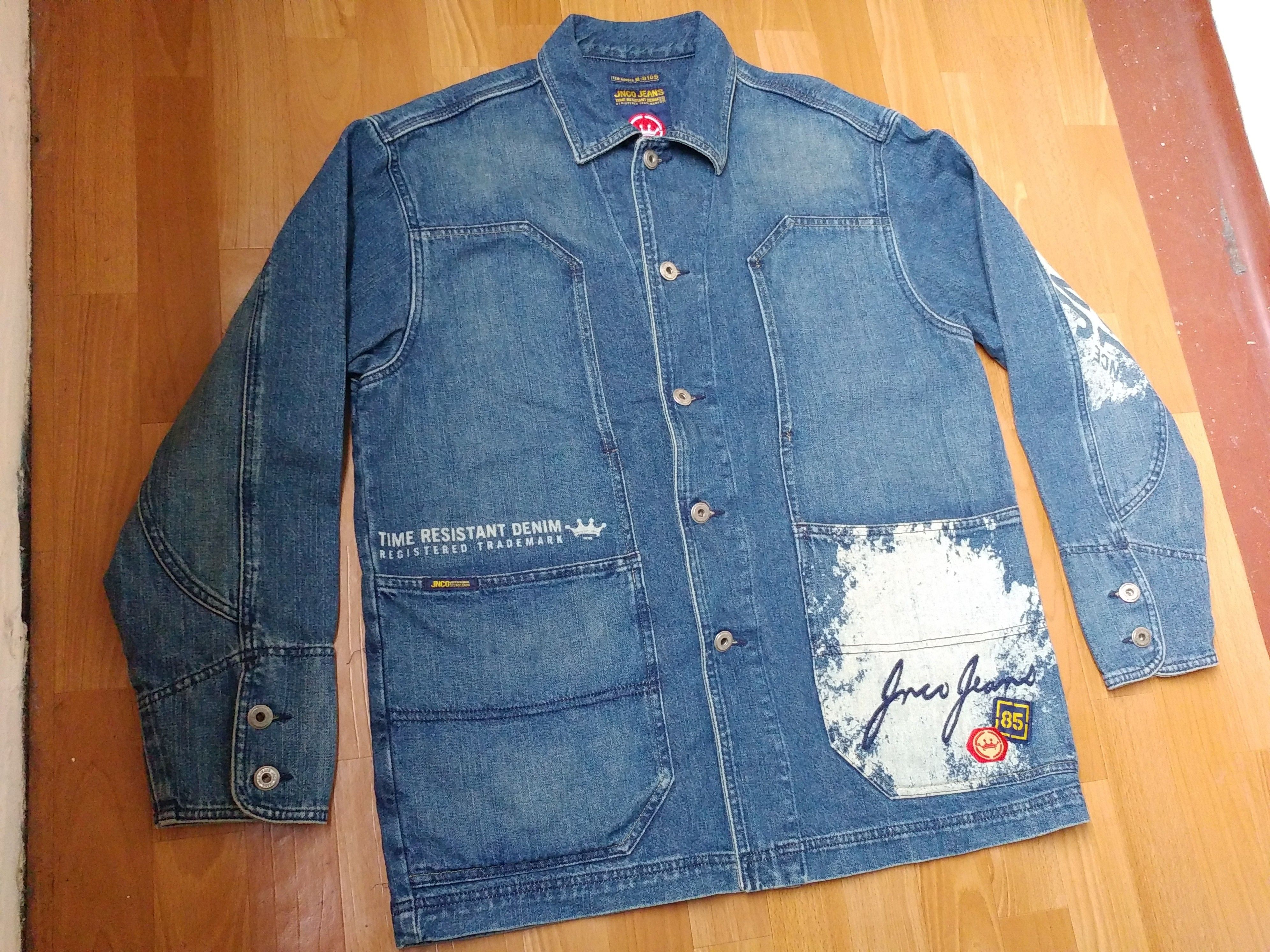 JNCO JNCO jeans jacket, 1990s denim, vintage skater 90s hip hop L Size US L / EU 52-54 / 3 - 7 Thumbnail