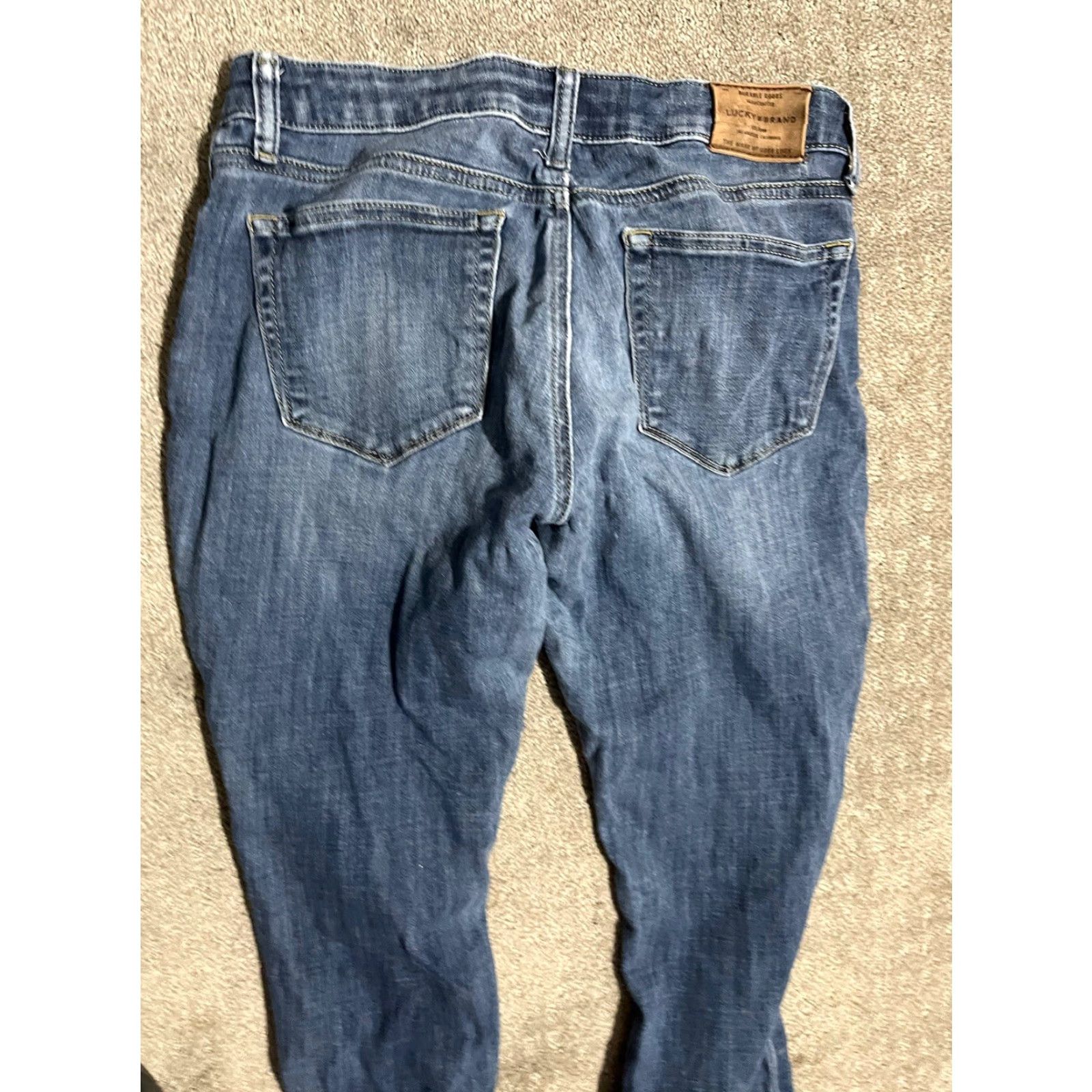 Lucky Brand VINTAGE Lucky Brand Jeans Women’s Skinny Denim 2/26 Medium Blue 80s 90s USA Mens Womens Size 26" / US 2 / IT 38 - 2 Thumbnail