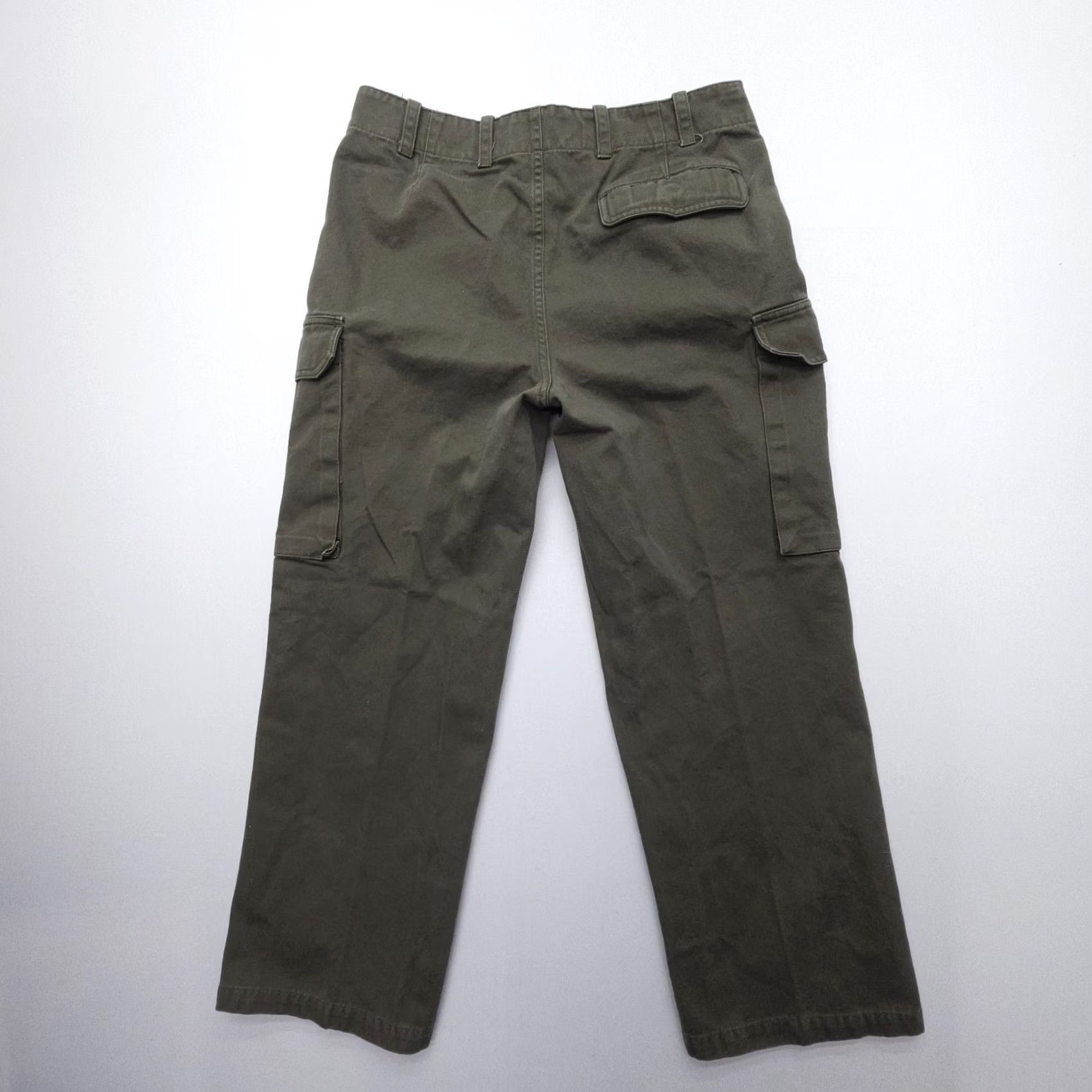Nili Lotan Nili Lotan Yannic Cargo Pants Womens 6 Green Cotton Twill Cargo Pants Crop Military Army Clothes Slim Straight 30 In Seam Vintage: No Size 28" / US 6 / IT 42 - 3 Thumbnail