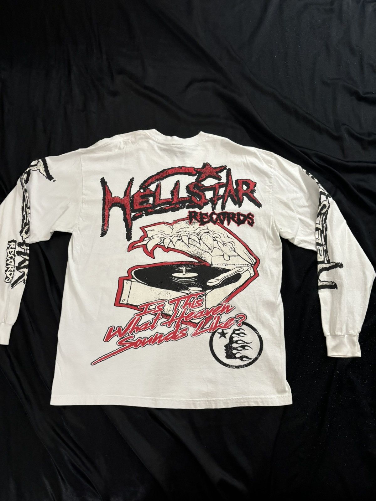 HELLSTAR × Japanese Brand Hellstar Studios Records Logo Long Sleeve Size US XL / EU 56 / 4 - 5 Thumbnail