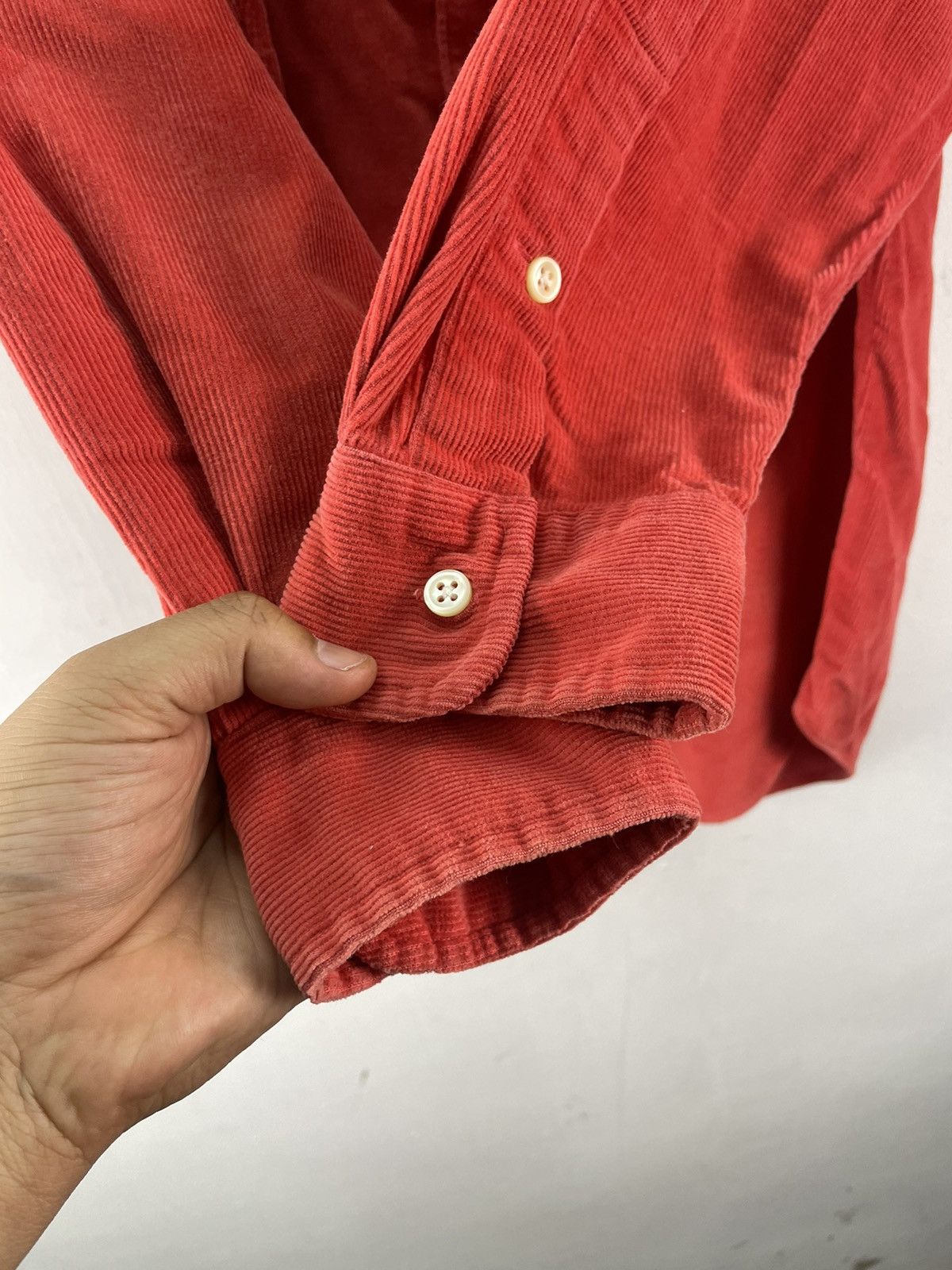 Polo Ralph Lauren Vintage Ralph Lauren Button Up Corduroy Shirt Long Sleeve Size US L / EU 52-54 / 3 - 4 Thumbnail