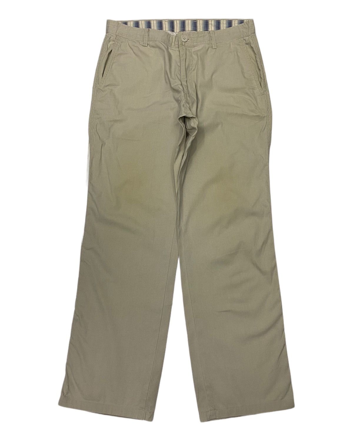 image of Archival Clothing x Kansai Yamamoto Sissy By Kansai Yamamoto Formal Trousers Pants in Cream (Size 3