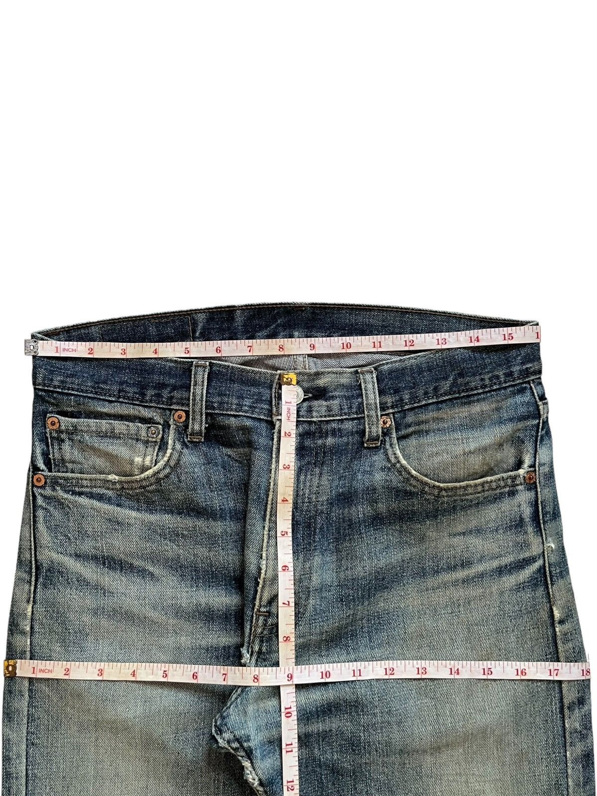 Levi's Vintage 90s Levis Mud Wash Distressed Loose Jeans Size US 32 / EU 48 - 11 Thumbnail