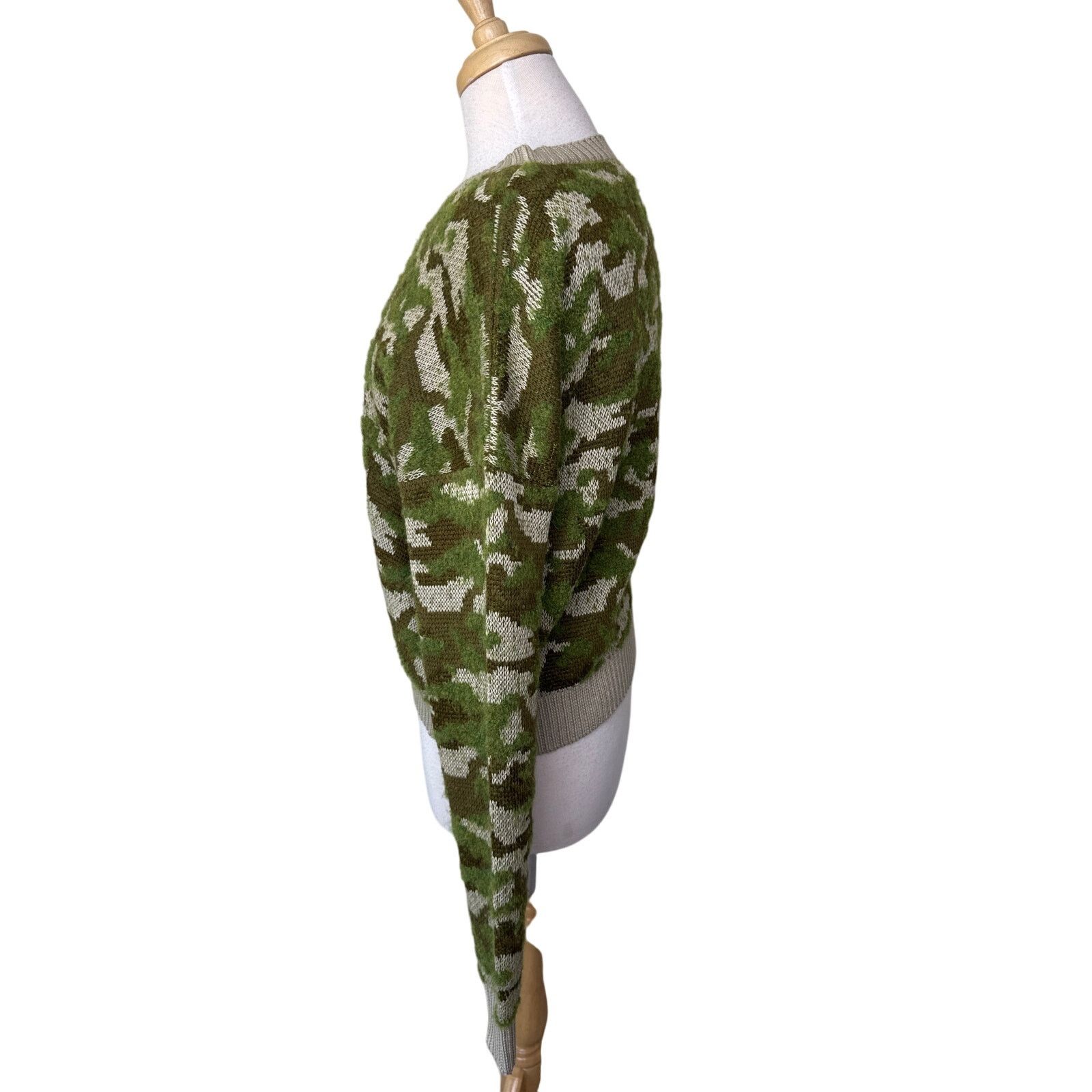NSF NSF - BLAYNE SWEATER CAMO JACQUARD Cropped Medium Size M / US 6-8 / IT 42-44 - 4 Thumbnail