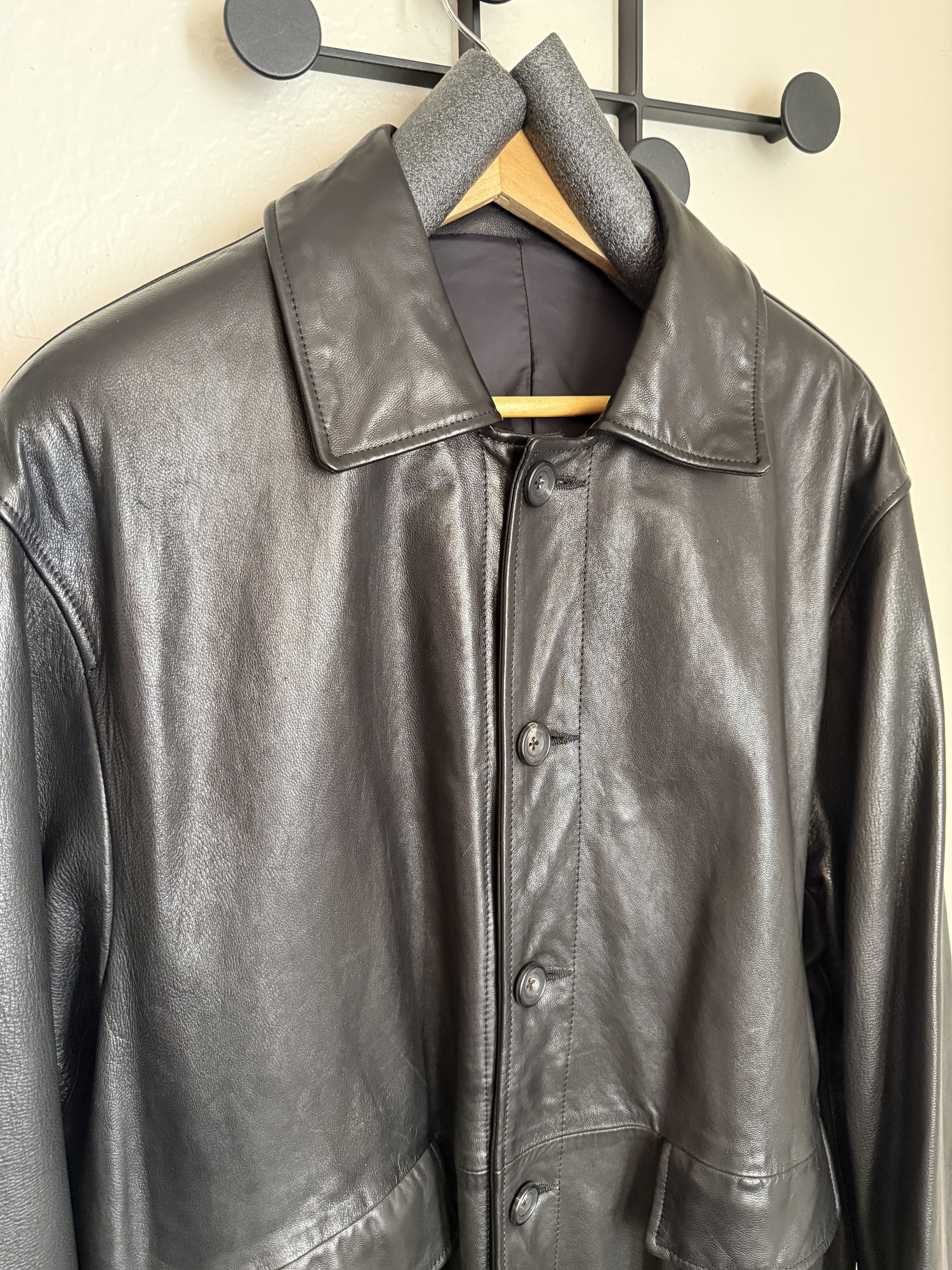 Stein Goat Leather Car Coat Size US M / EU 48-50 / 2 - 2 Thumbnail
