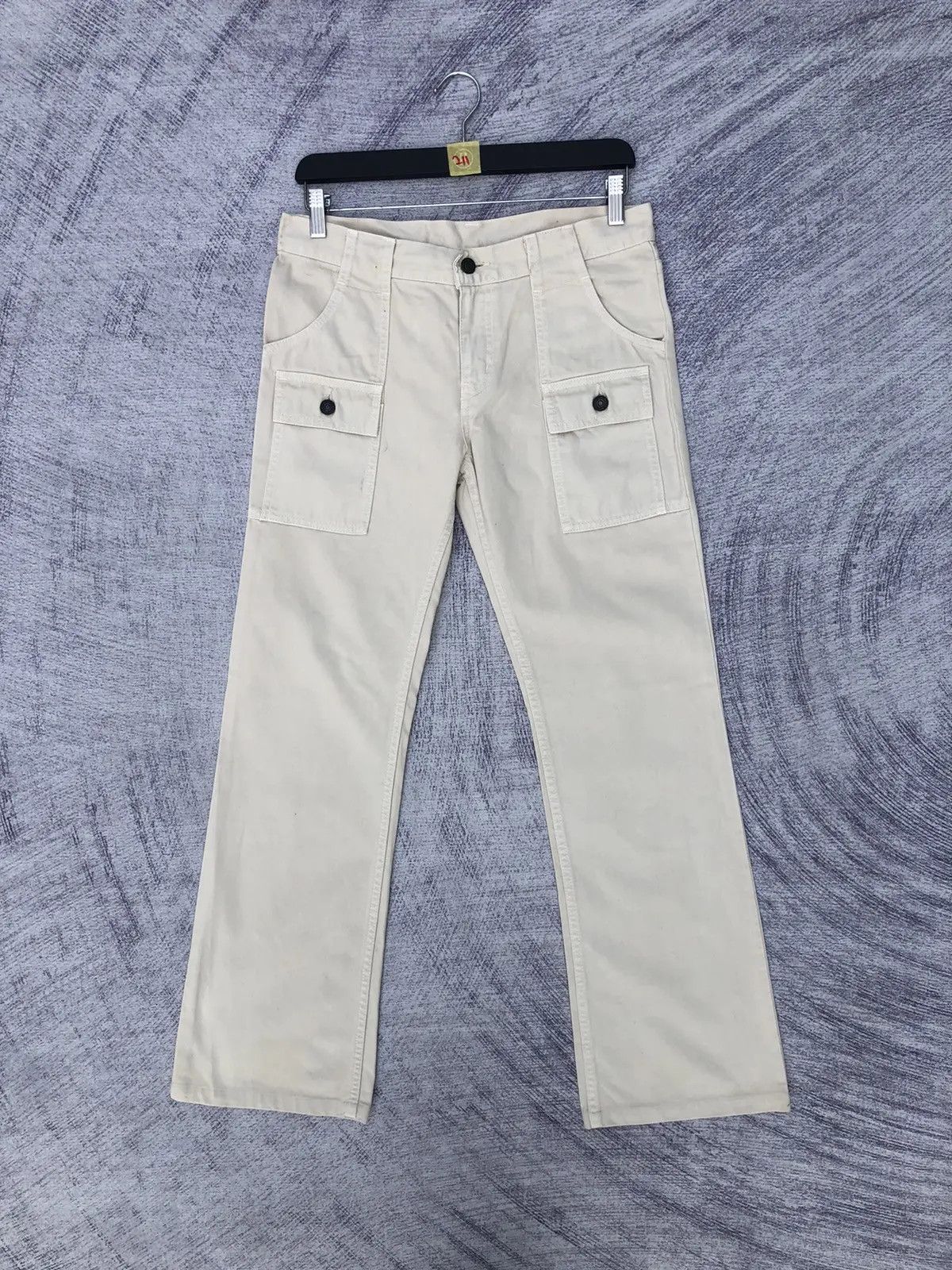 Japanese Brand × Vintage Vintage Cargo Bush Pocket Tactical Pants Boocut Style Size US 30 / EU 46 - 1 Thumbnail