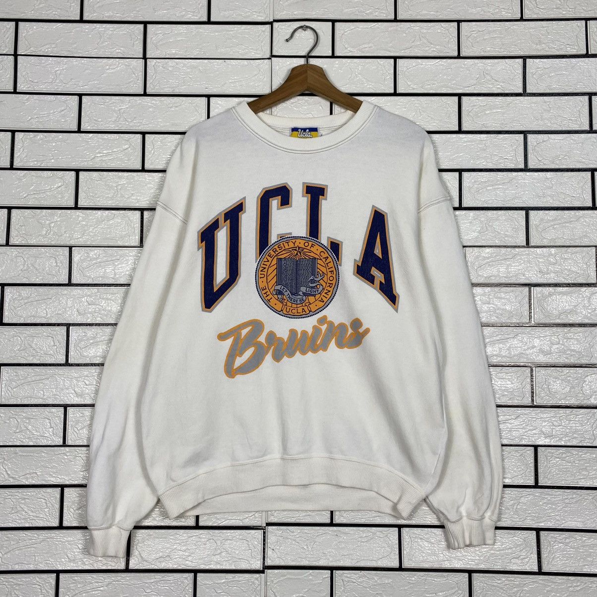 Vintage 🔥VINTAGE JUMPER SWEATSHIRT UCLA BIG LOGO Size US L / EU 52-54 / 3 - 1 Thumbnail