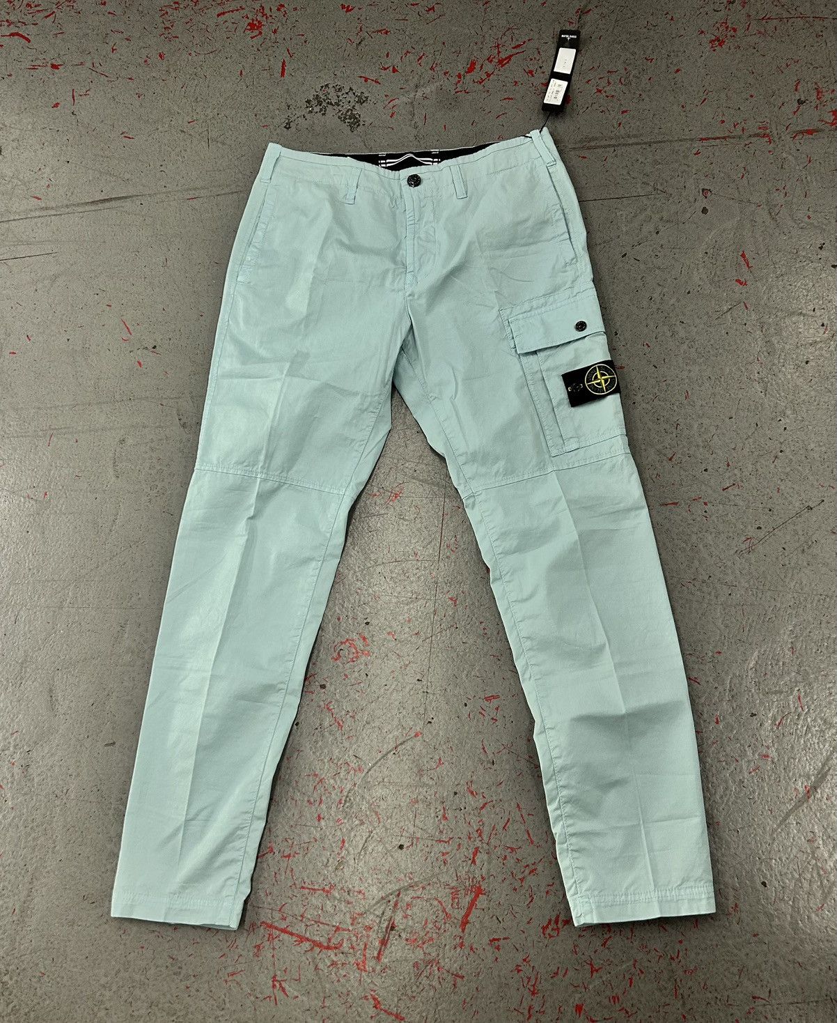Stone Island Stone Island ‘Sky Blue” Cargo Pants/Trousers Size 33 NEW Size US 33 - 1 Thumbnail