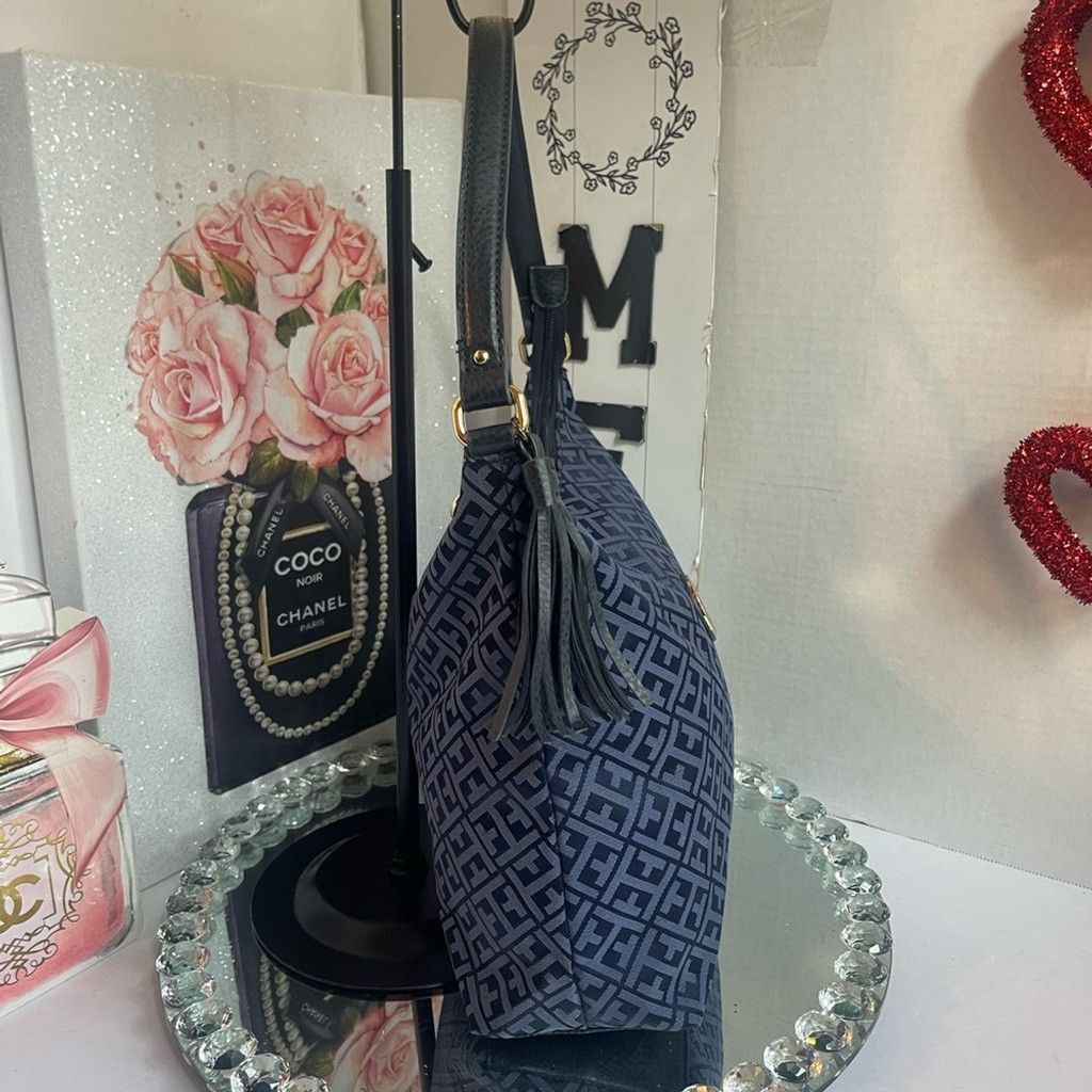 Tommy Hilfiger Tommy Hilfiger Blue Hand Bag Size ONE SIZE - 2 Thumbnail
