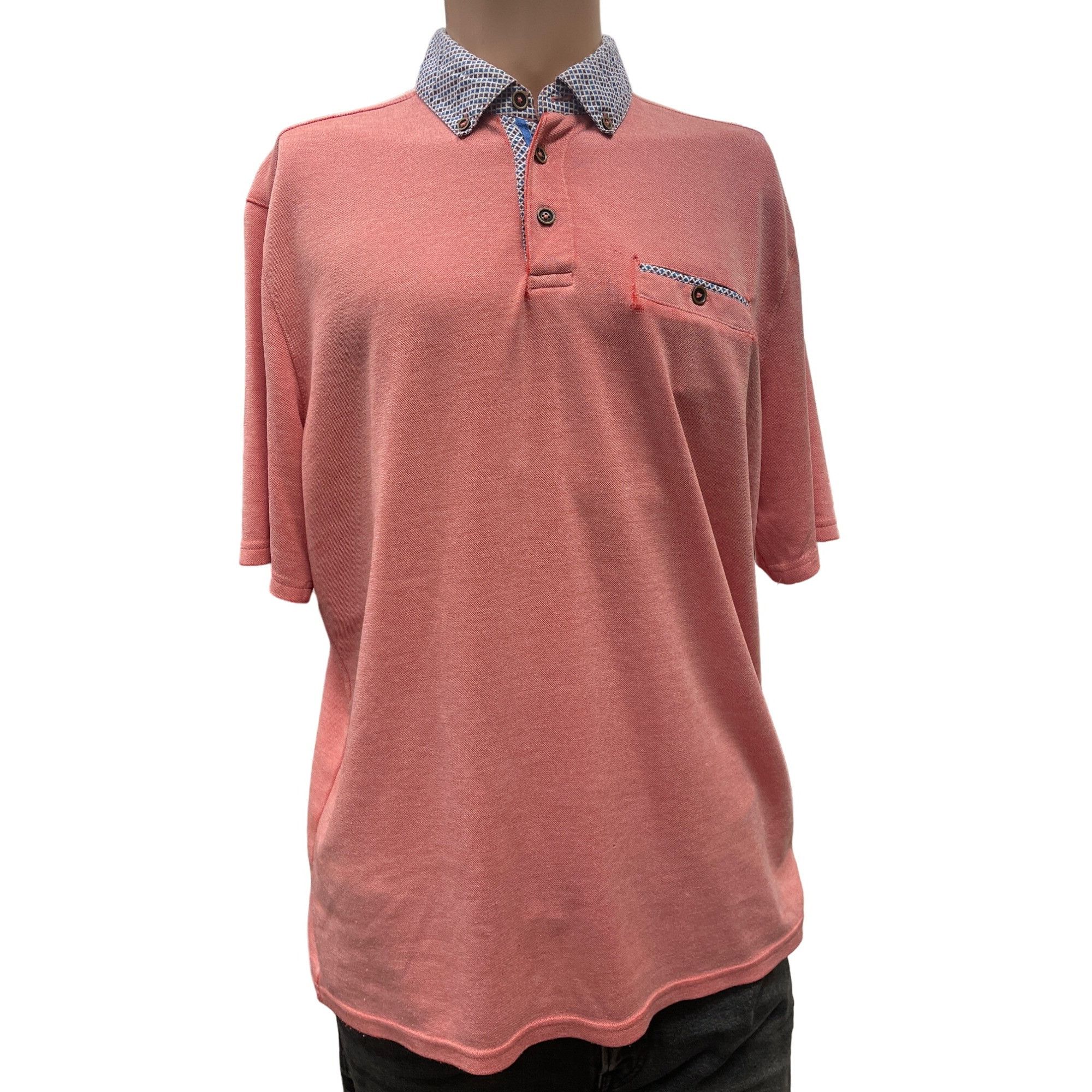 Johnston & Murphy Johnston & Murphy Men's Coral Polo Shirt Size L SKU 1445 Size US L / EU 52-54 / 3 - 1 Thumbnail