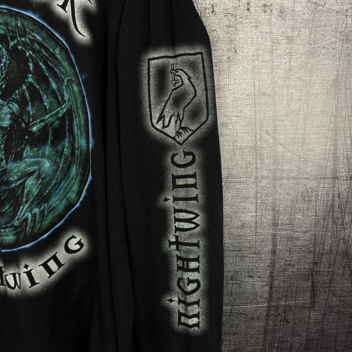 Band Tees Vintage 90s 1998 Marduk nightwing long sleeve t shirt metal Size US XL / EU 56 / 4 - 4 Thumbnail