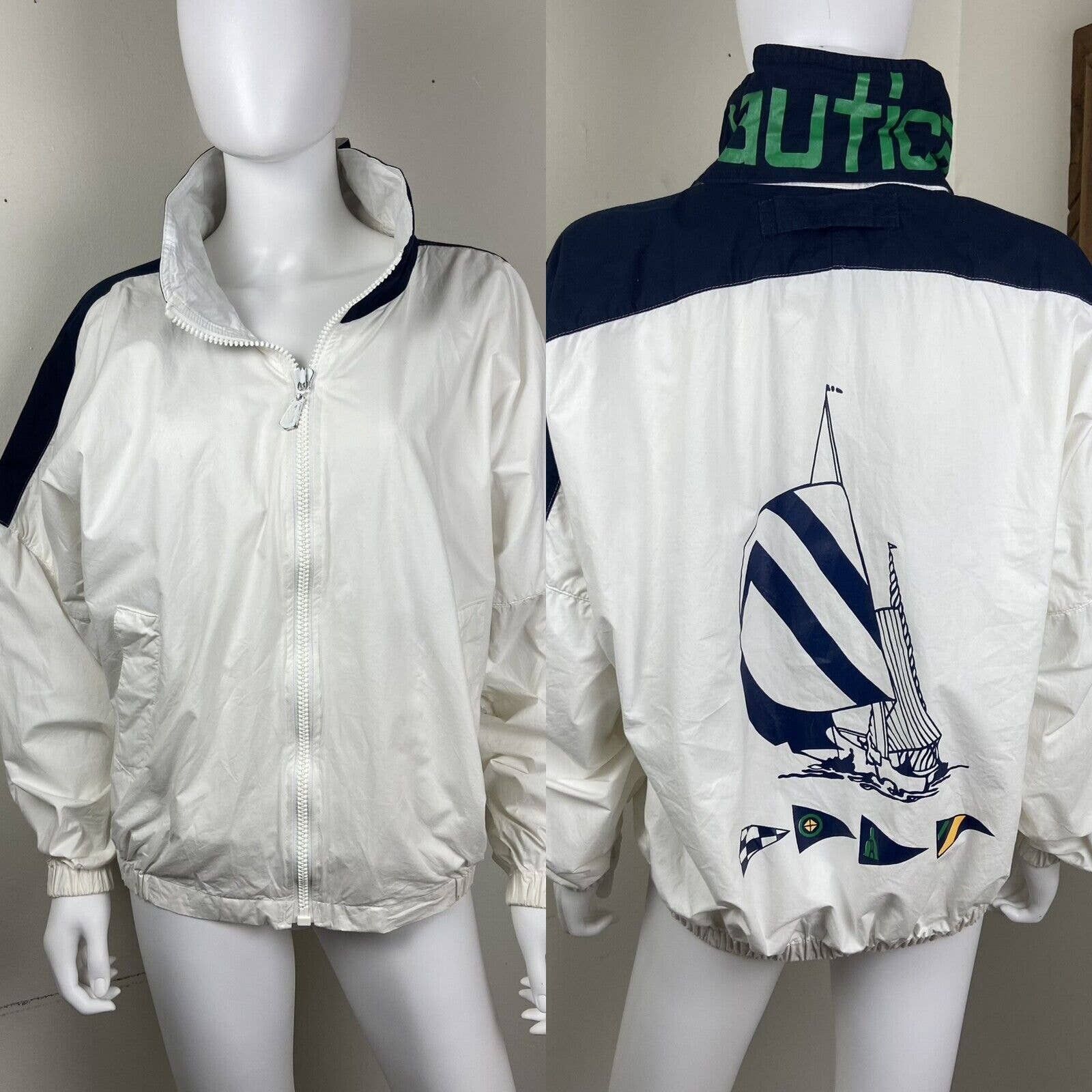 Nautica Vintage 90s Nautica Sailing Sailboat Jacket Windbreaker | Grailed