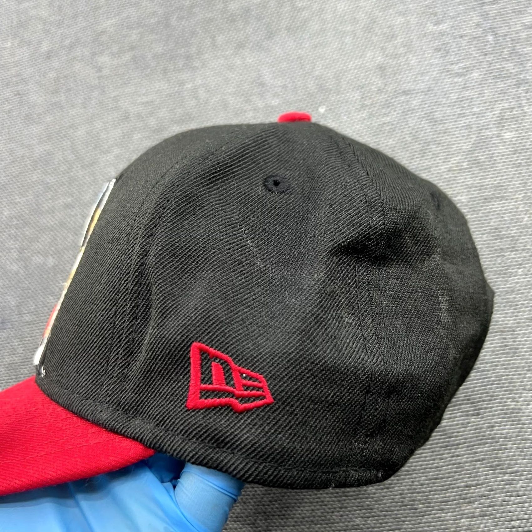 New Era Muhammad Ali x New Era Cap 7 3/8 Fitted Snapback Hat Black Red Boxing Hat Unisex Adults Snapback Adjustable | 7 3/8 | Multicolor Size ONE SIZE - 4 Thumbnail
