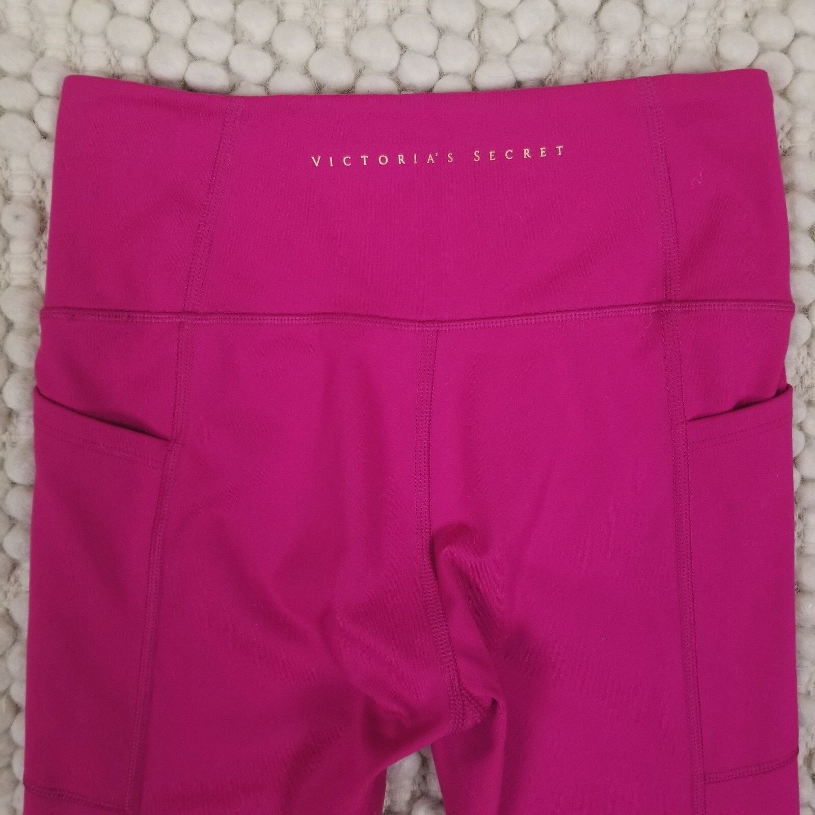 Victoria's Secret Victoria's Secret High Waist Incredible Leggings Pink Sz 2 Size 26" / US 2 / IT 38 - 6 Thumbnail