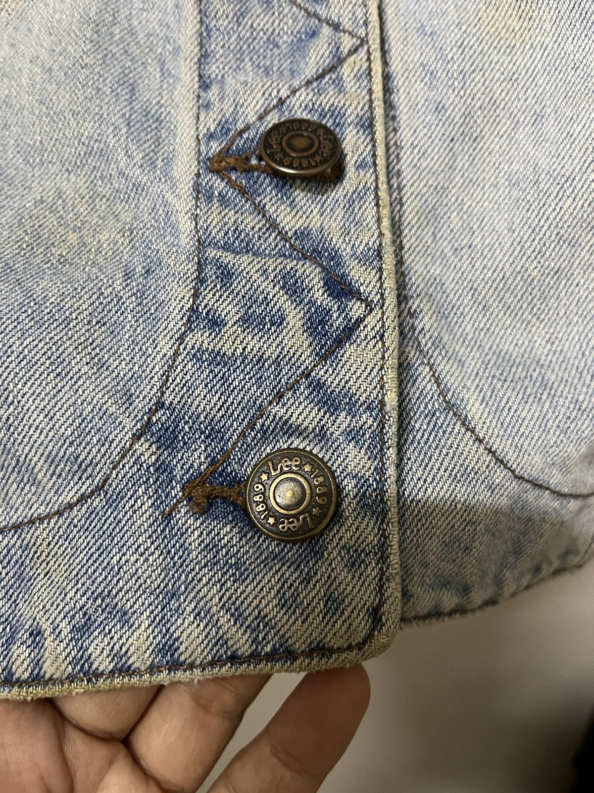 Lee 80s Lee Denim Vest 🇺🇸 Size S / US 4 / IT 40 - 6 Thumbnail