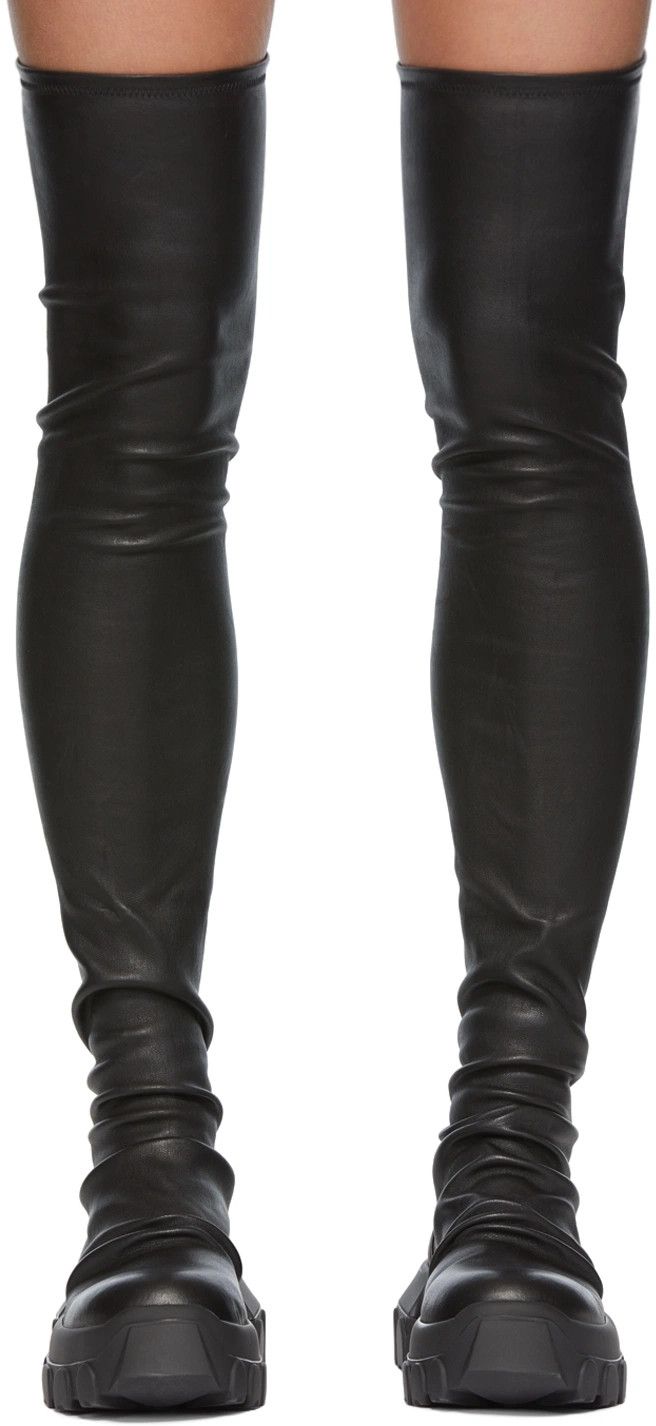 Rick Owens o1y0126 Boots in Black Size US 6 / IT 36 - 3 Thumbnail