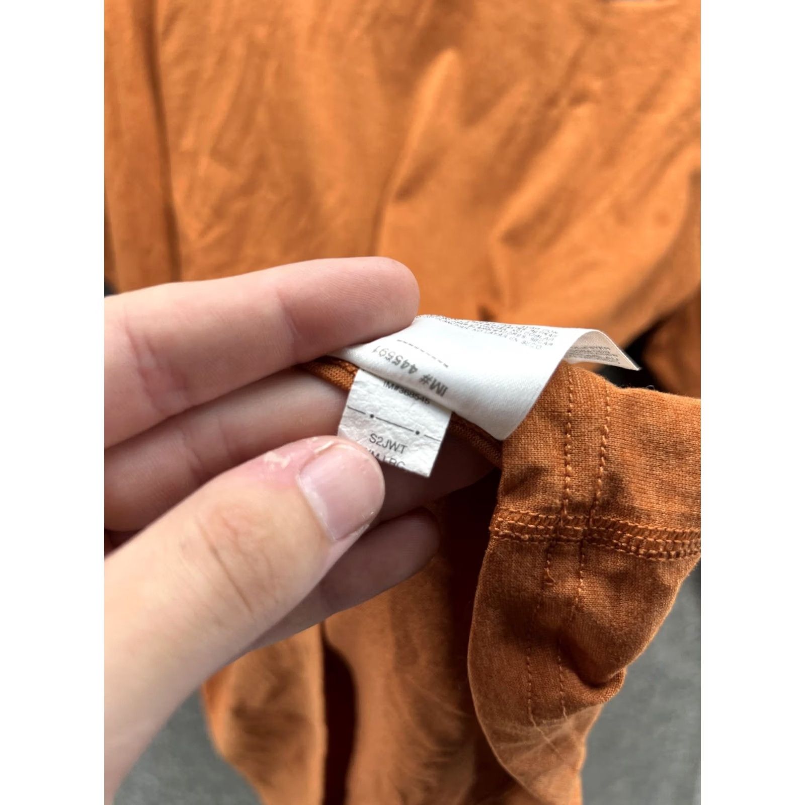 Nike Nike Dri-FIT Shirt Mens Large Orange Long Sleeve Running Performance Top Size US L / EU 52-54 / 3 - 5 Thumbnail