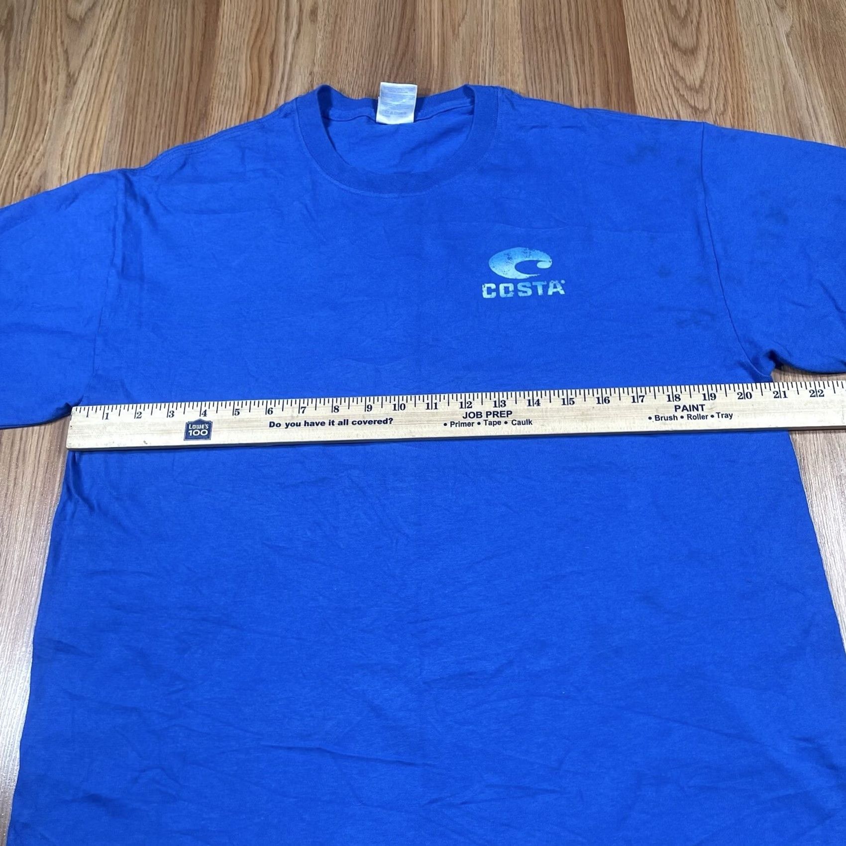 Gildan Gildan Graphics T-Shirt Adults L Large Blue Ultra Cotton Crewneck Short Sleeve Classic Logo Size US L / EU 52-54 / 3 - 5 Thumbnail