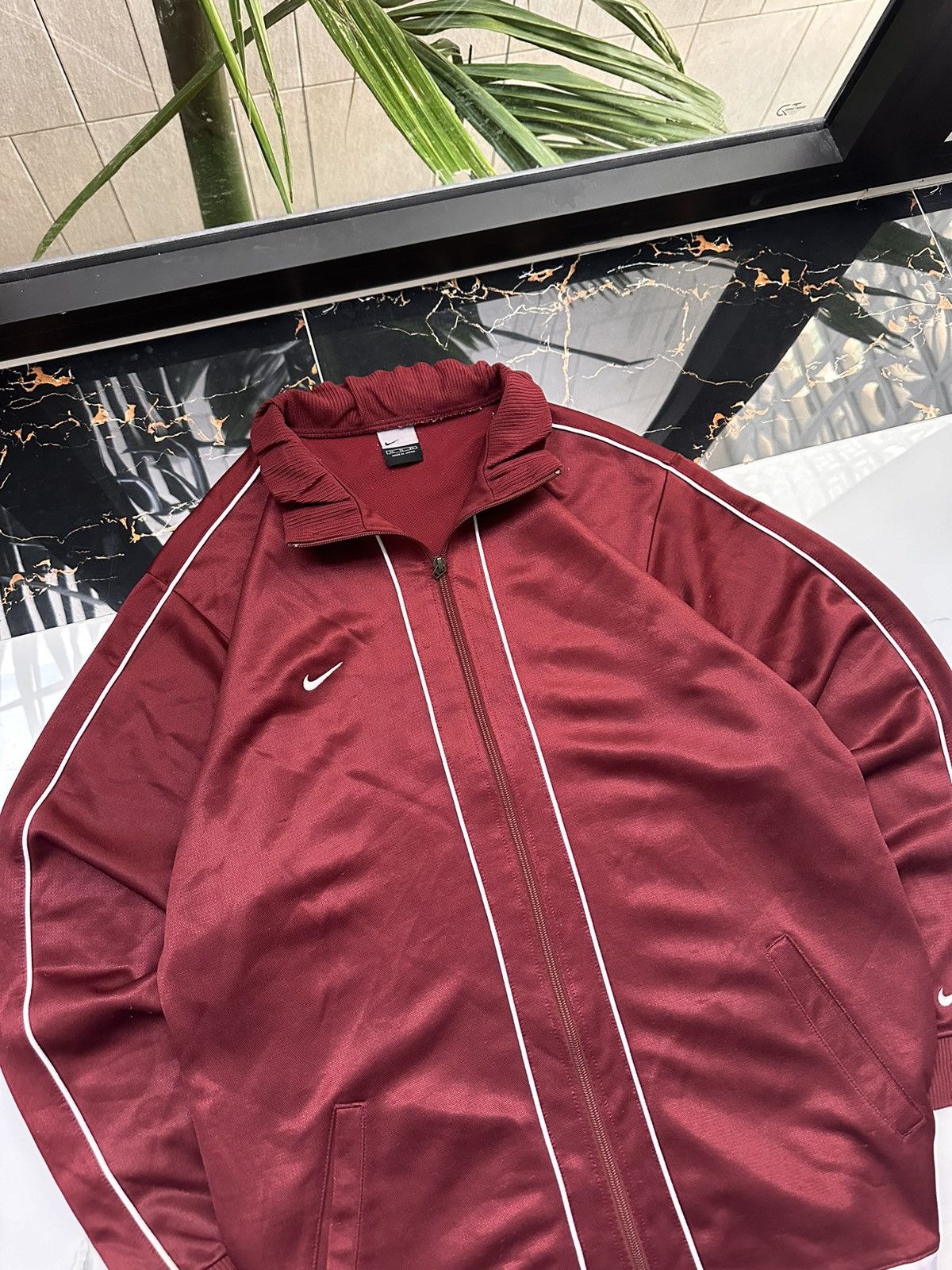 Nike × Vintage NIKE VINTAGE DOUBLE LOGO STREETWEAR ZIP SWEATSHIRT Size US XL / EU 56 / 4 - 3 Thumbnail