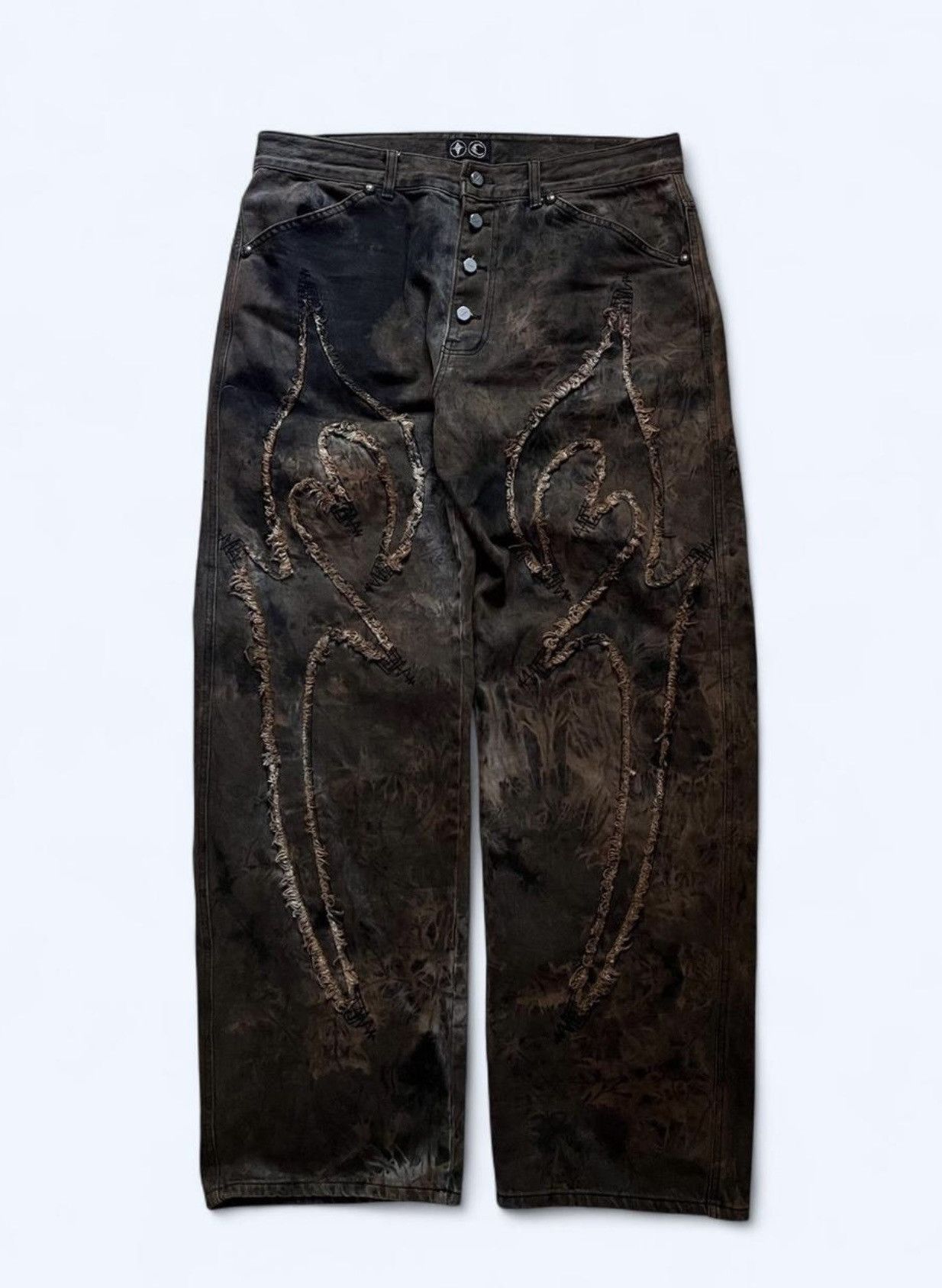 Thug Club   Tribal Denim Pant I’m THUG CLUB - Warrior Denim Laser Pants | HBX - Globally