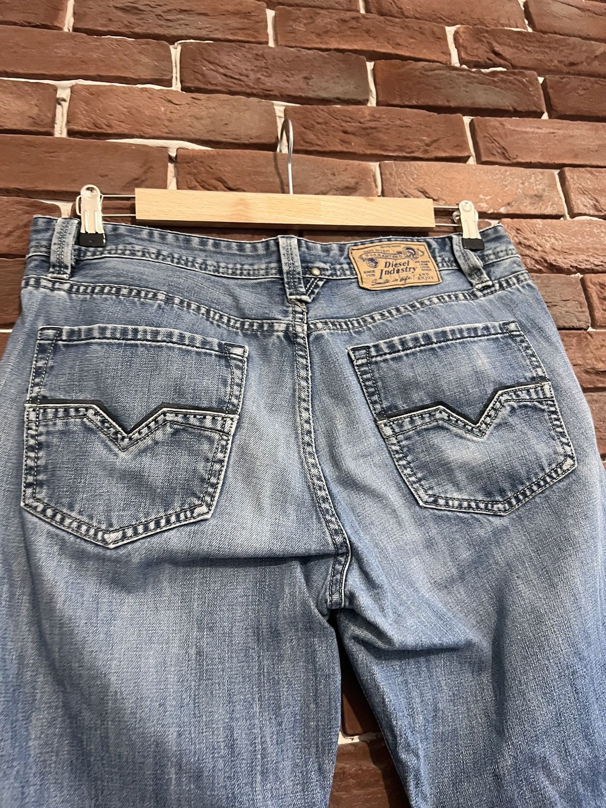 Diesel Vintage Y2k Rare Diesel Jeans Denim Pant Punk Rock Hype Size US 34 / EU 50 - 10 Thumbnail